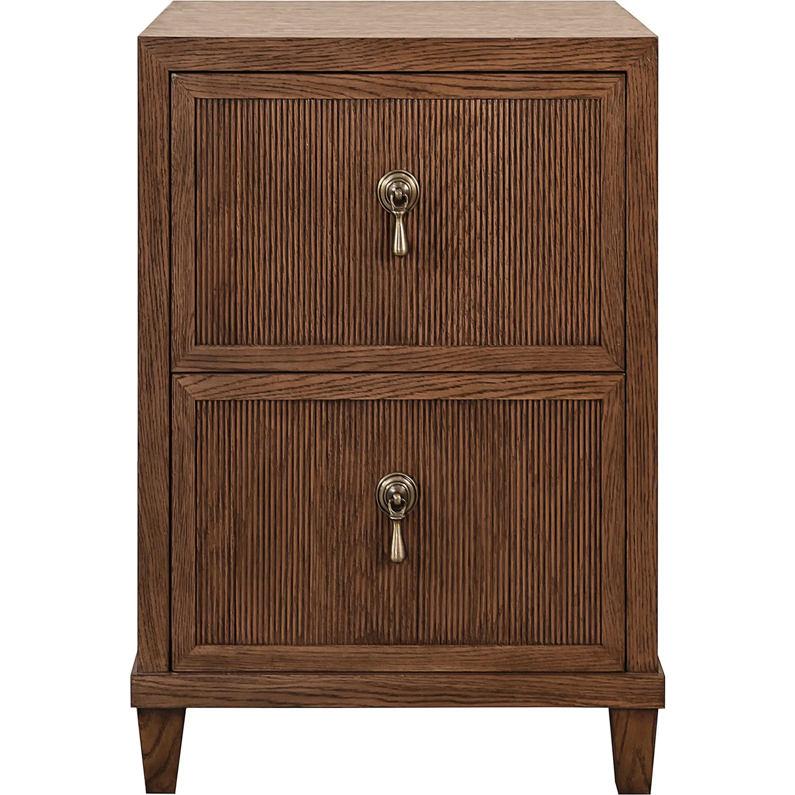 Novalie Two Drawer Side Table - Image 3