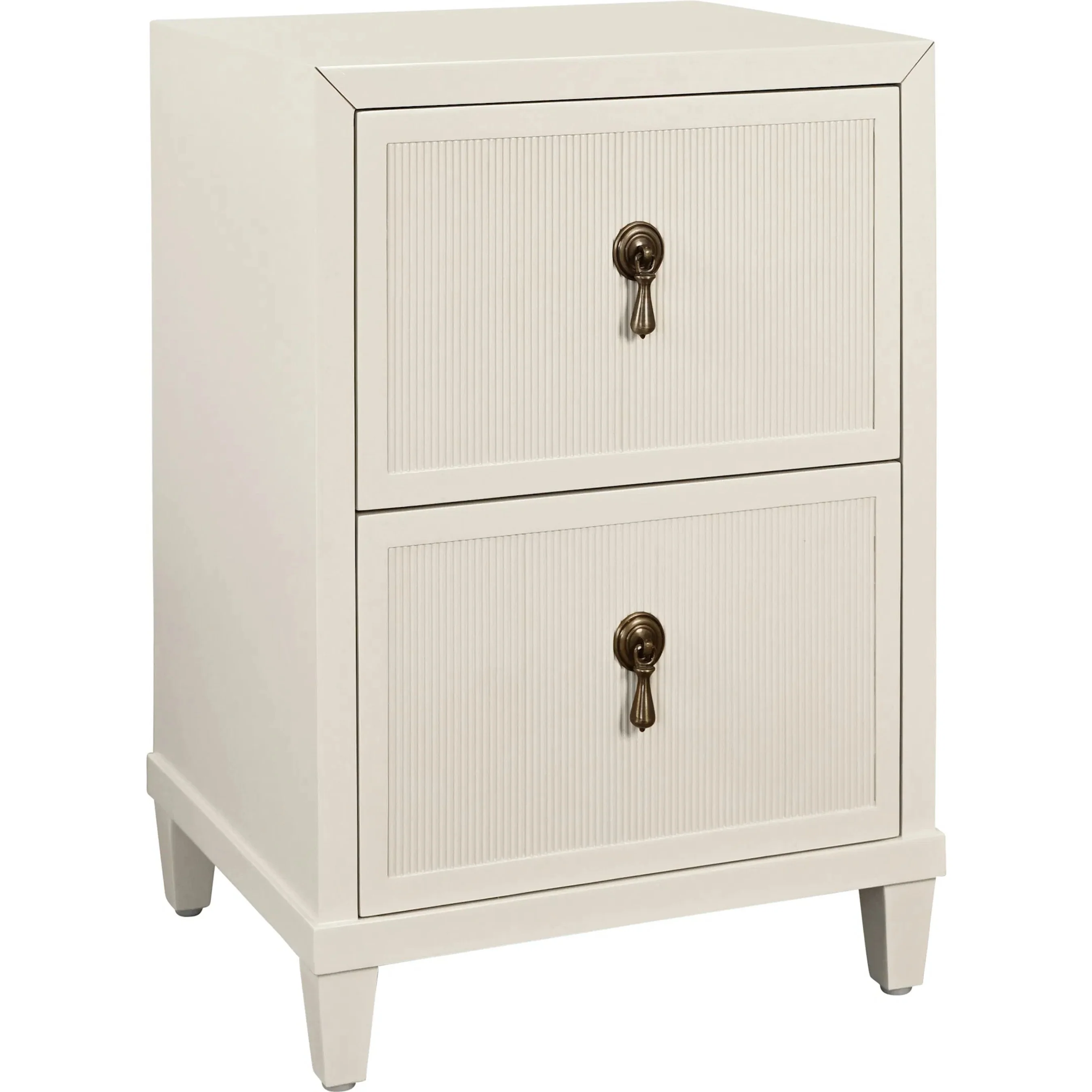 Novalie Two Drawer Side Table - Image 4