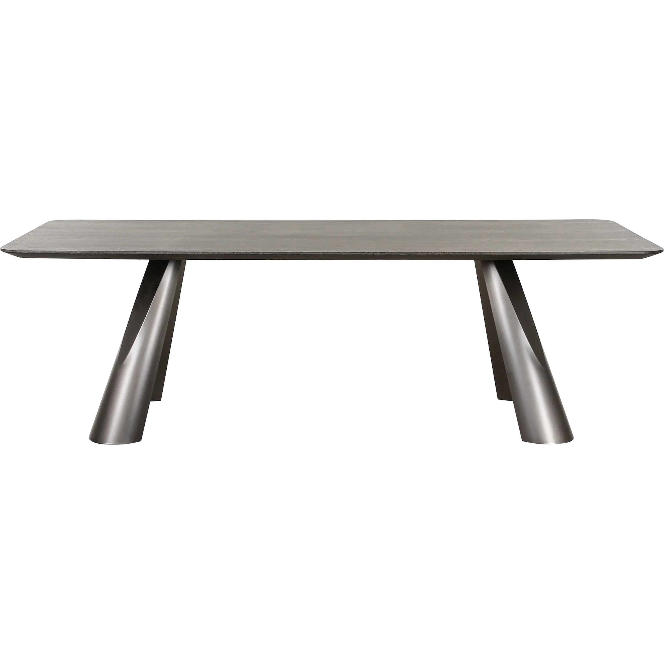 Novara Design Dark Rectangle Dining Table - PLZ-386DT - Image 2