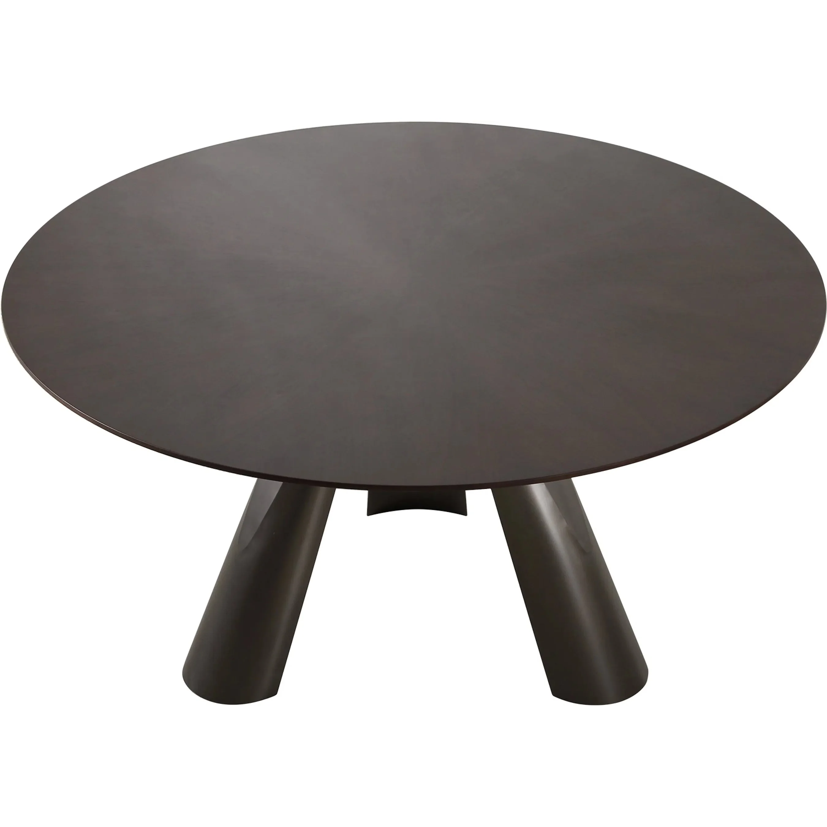 Novara Design Dark Round Dining Table - PLZ-386DT-R - Image 2