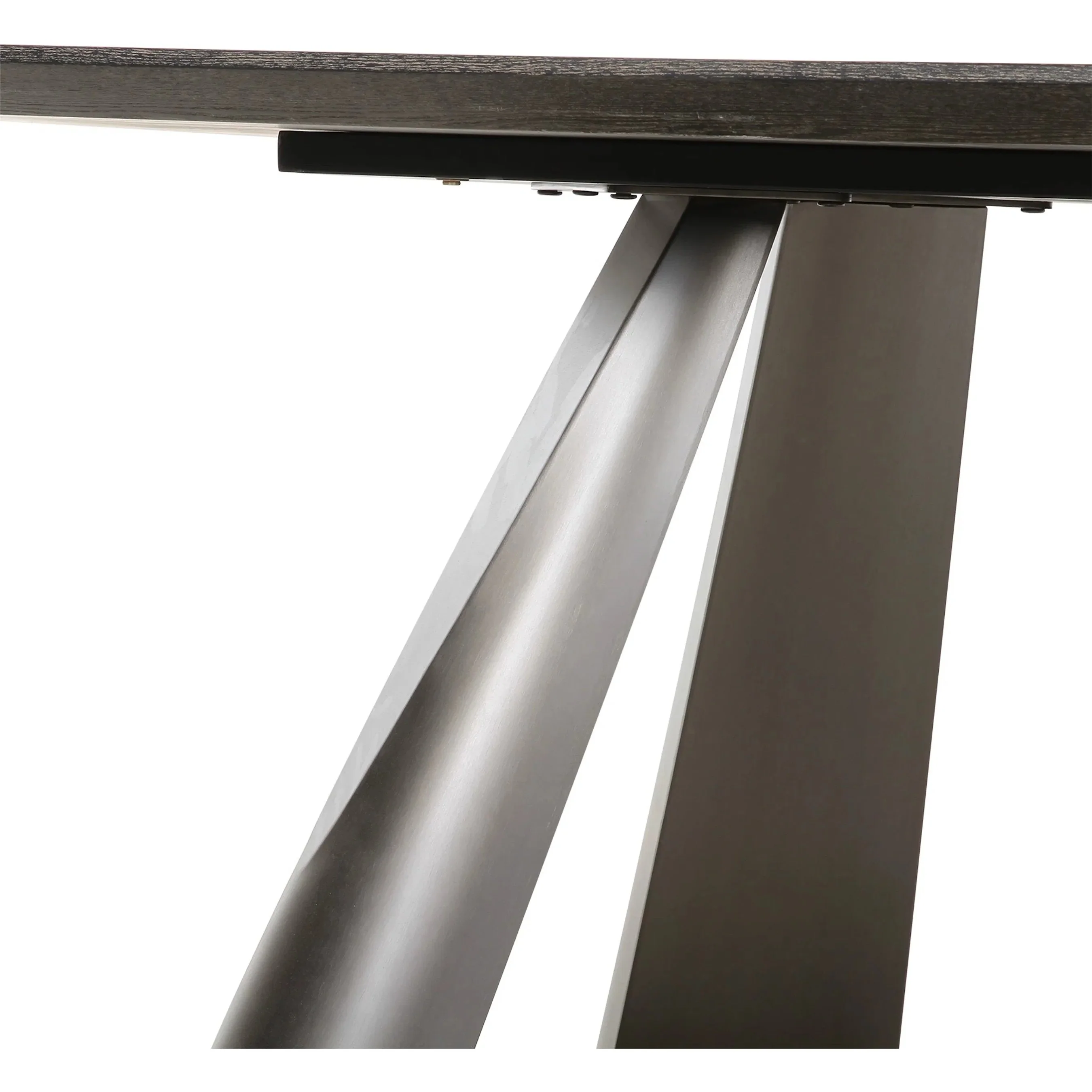 Novara Design Dark Round Dining Table - PLZ-386DT-R - Image 3
