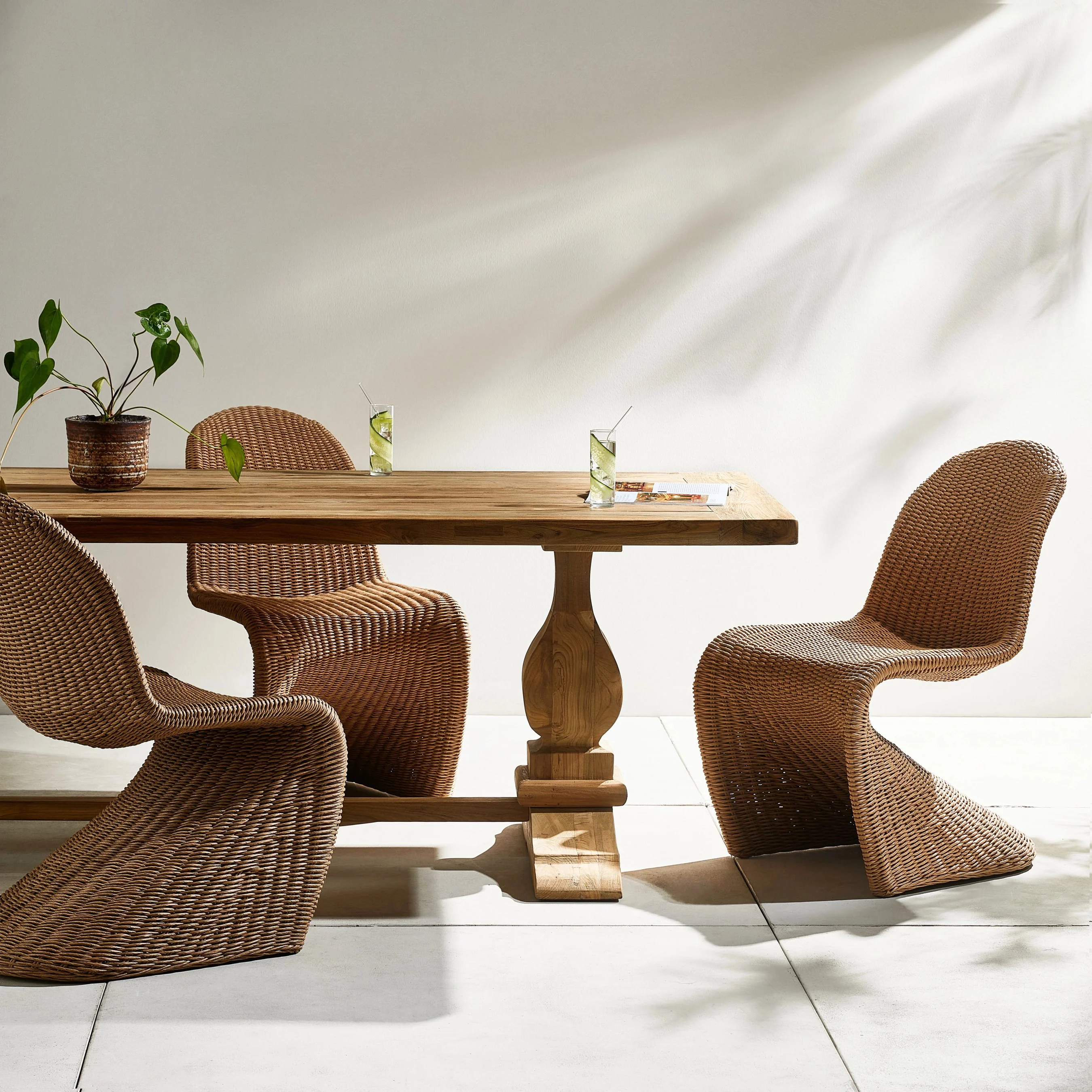 Novell Outdoor Dining Table - Image 14