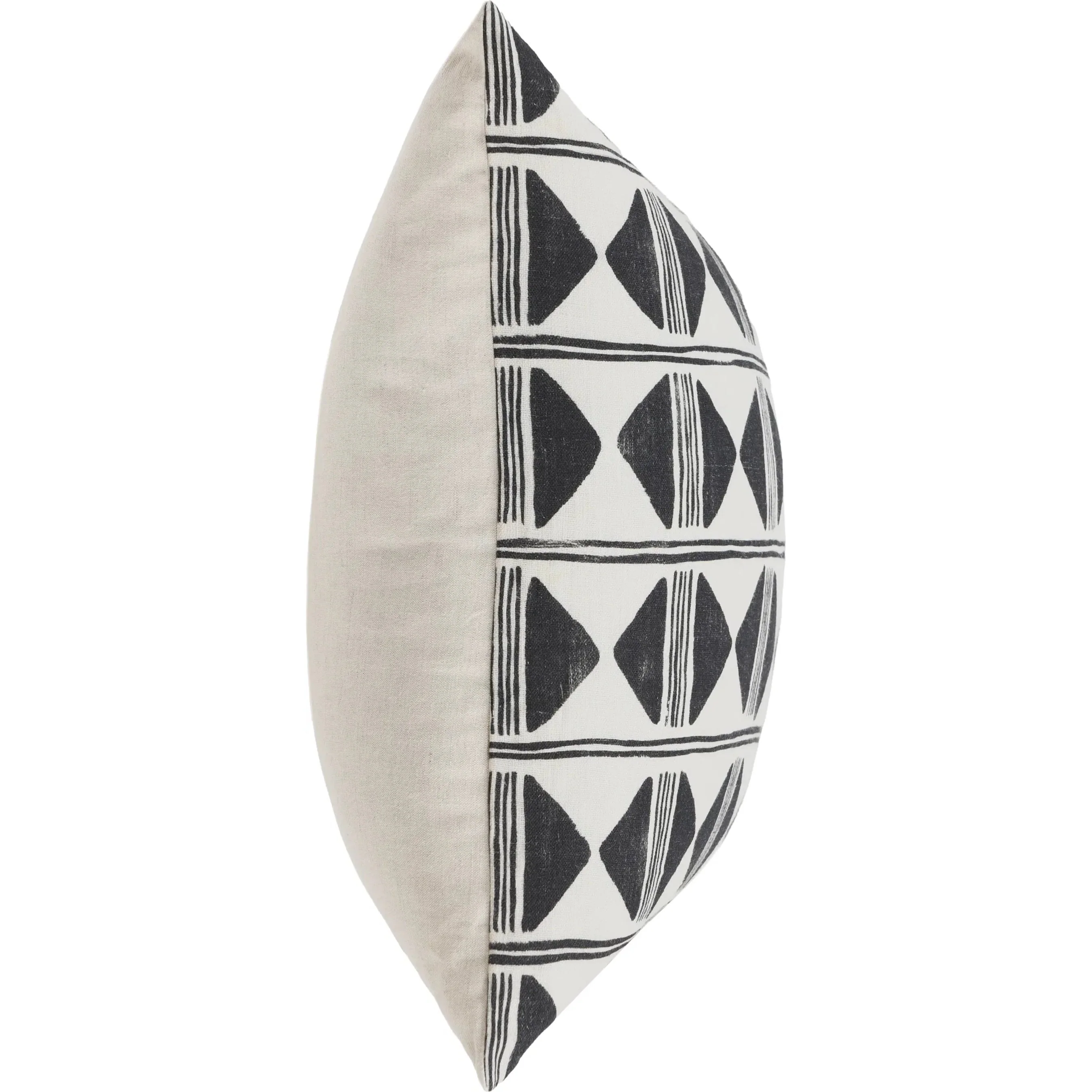 Nubia Round Cotton Fabric Throw Pillow - Image 5