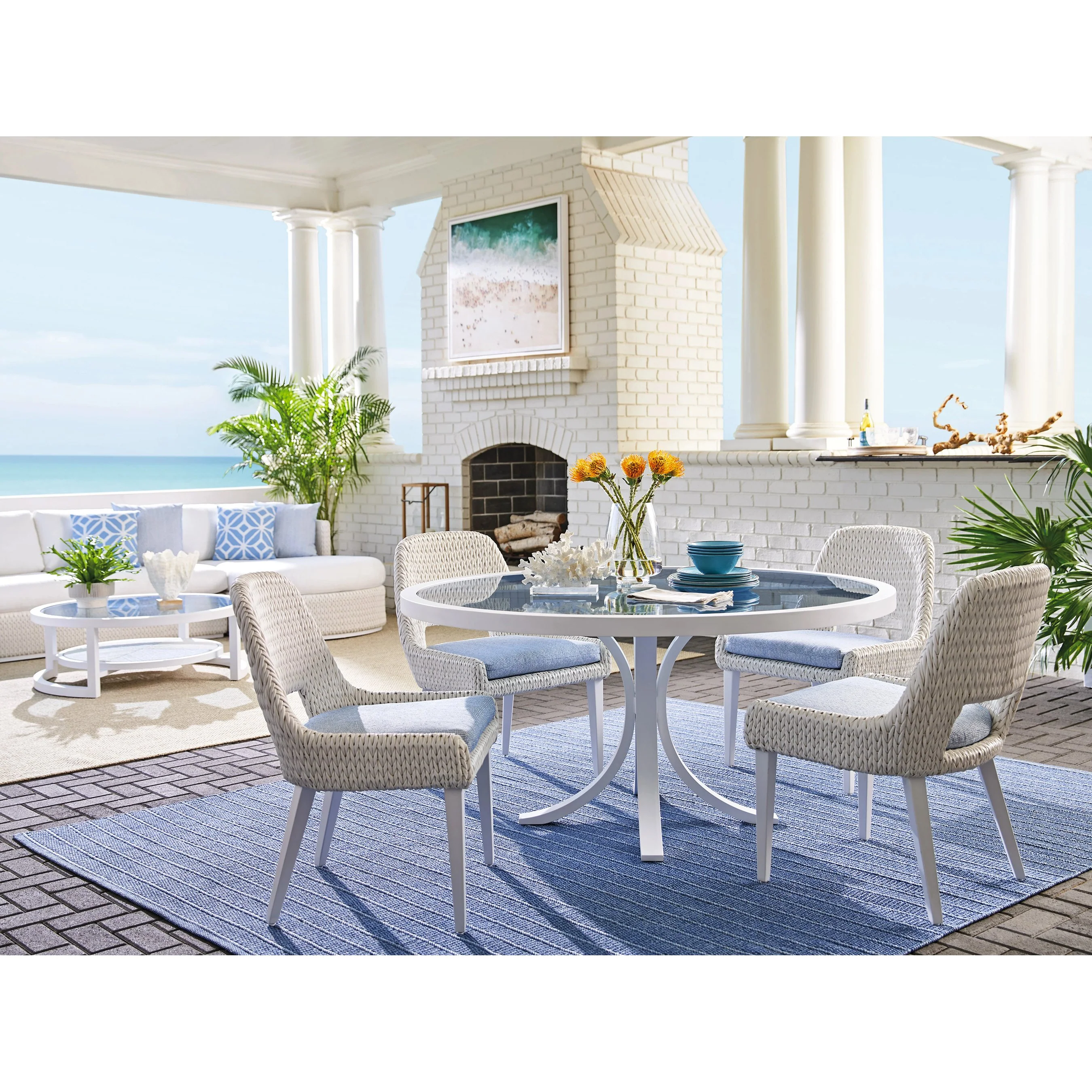 Ocean Breeze Promenade Occasional Dining Chair - Image 5