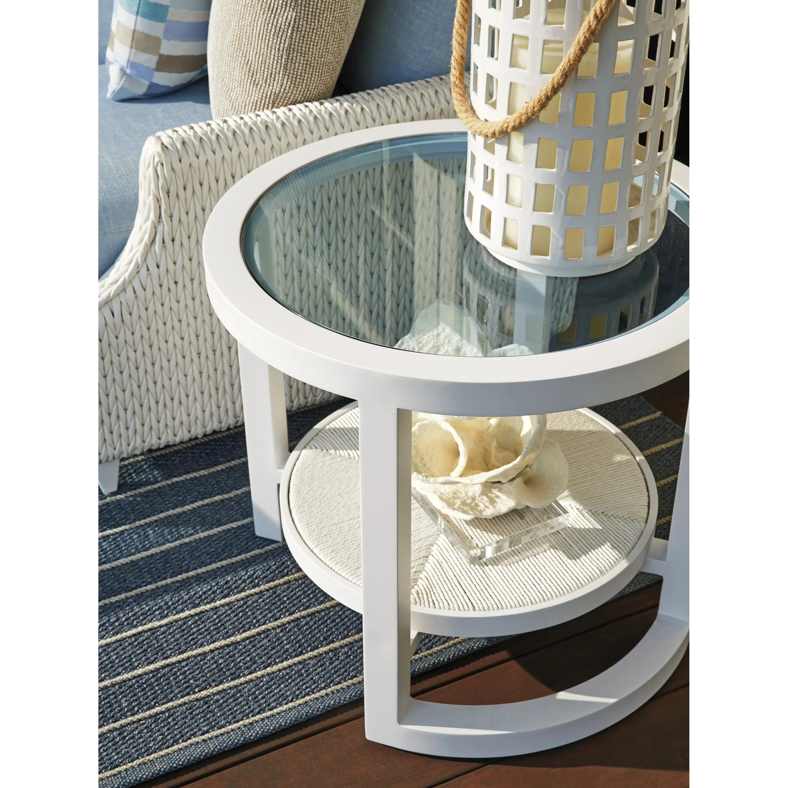 Ocean Breeze Promenade Round End Table - Image 3