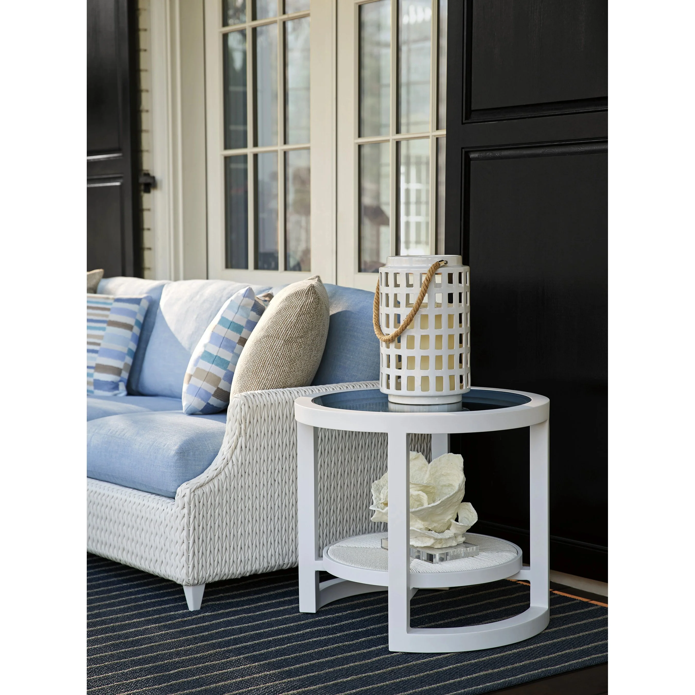 Ocean Breeze Promenade Round End Table - Image 4