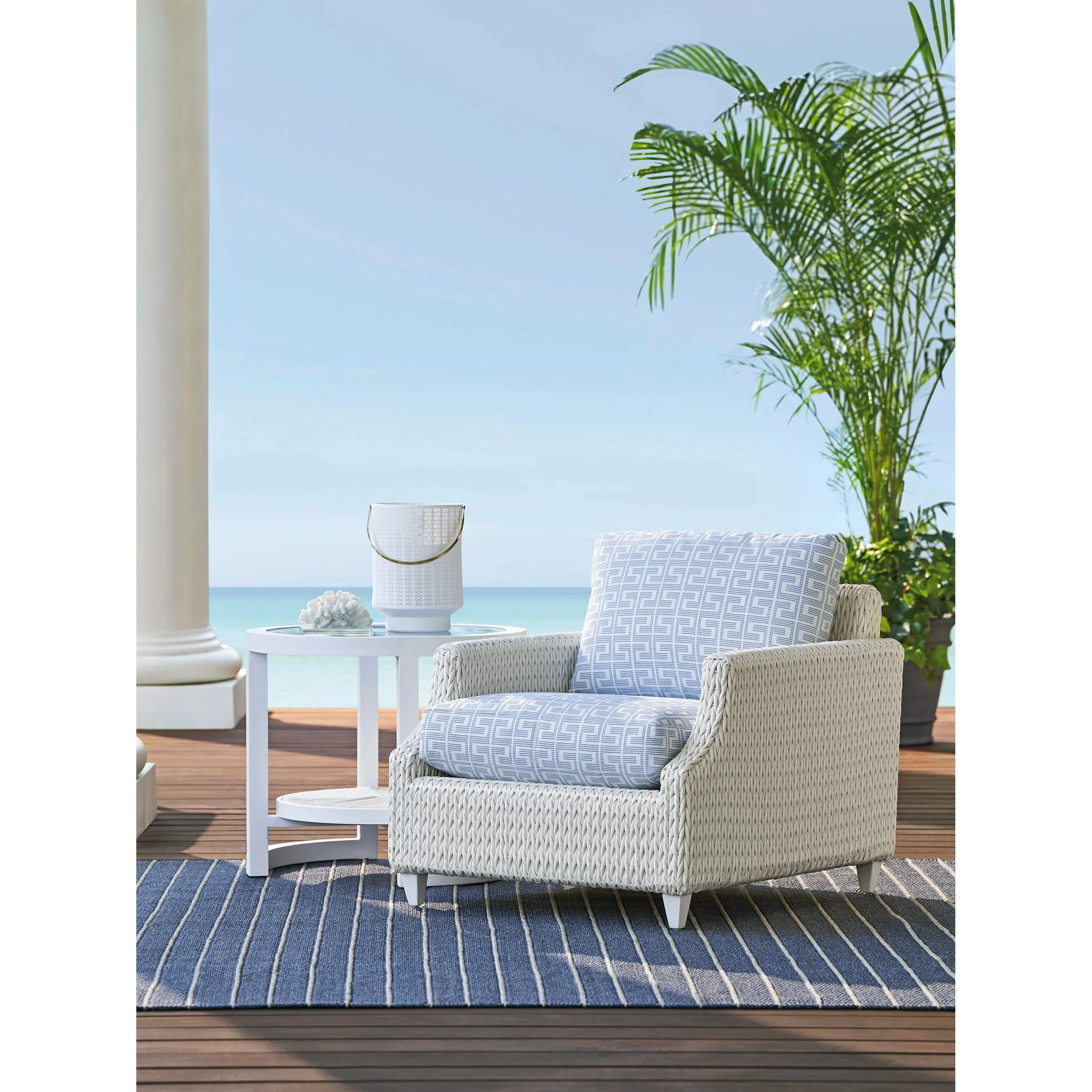Ocean Breeze Promenade Round End Table - Image 5