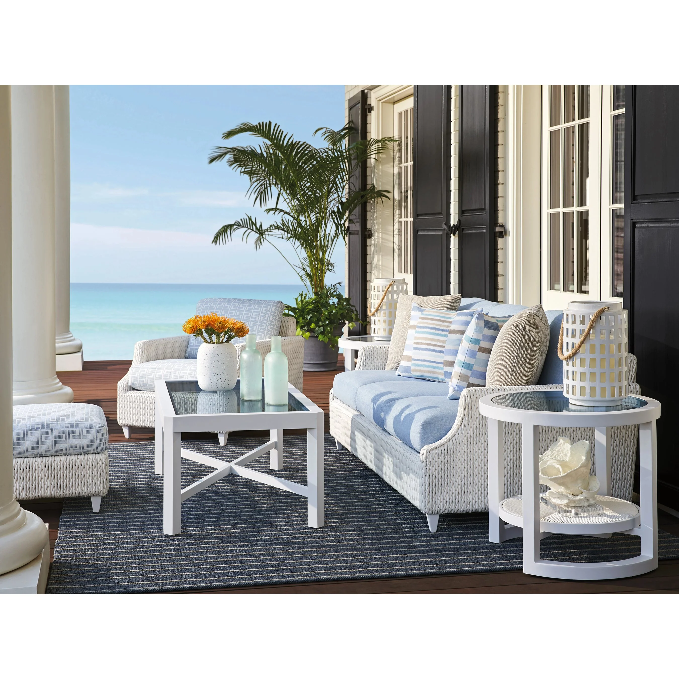 Ocean Breeze Promenade Round End Table - Image 6