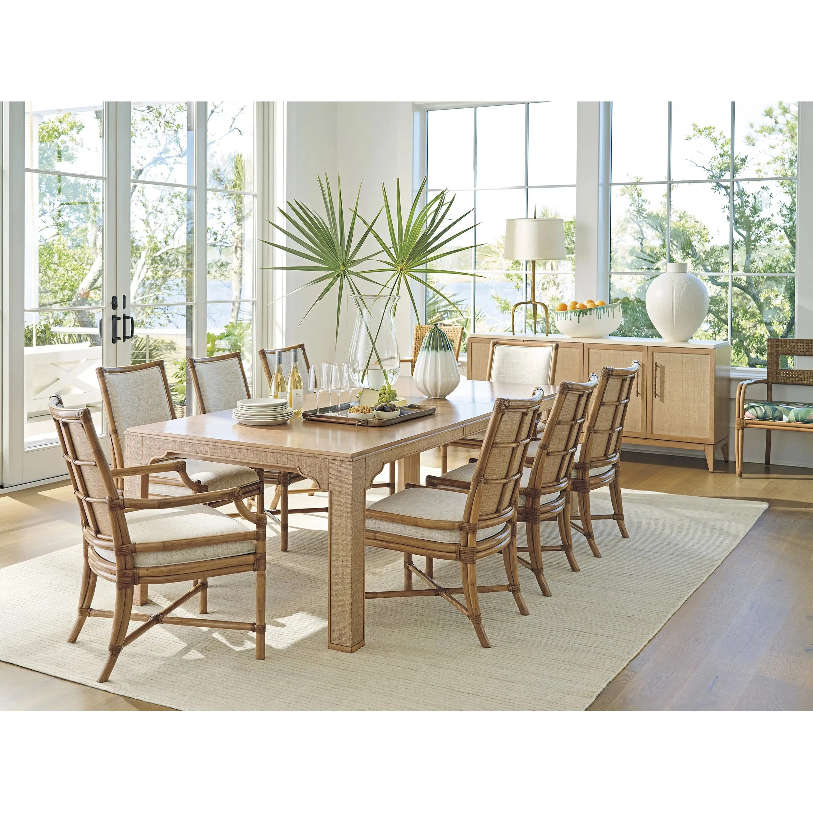 Oceanside Rattan Arm Chair - Image 4