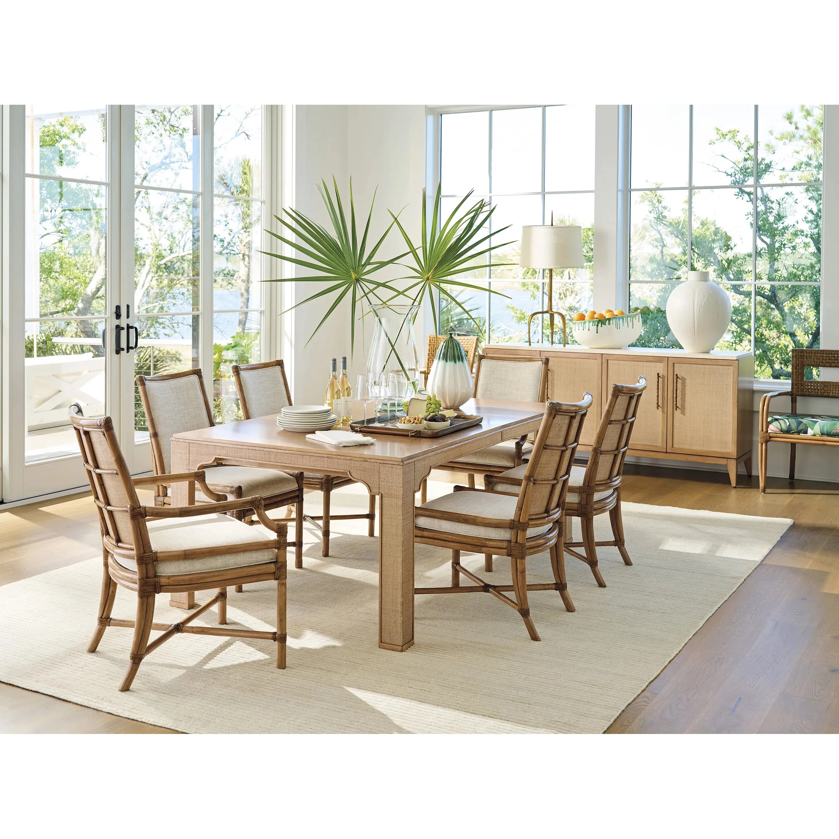 Oceanside Rattan Side Chair - Image 4