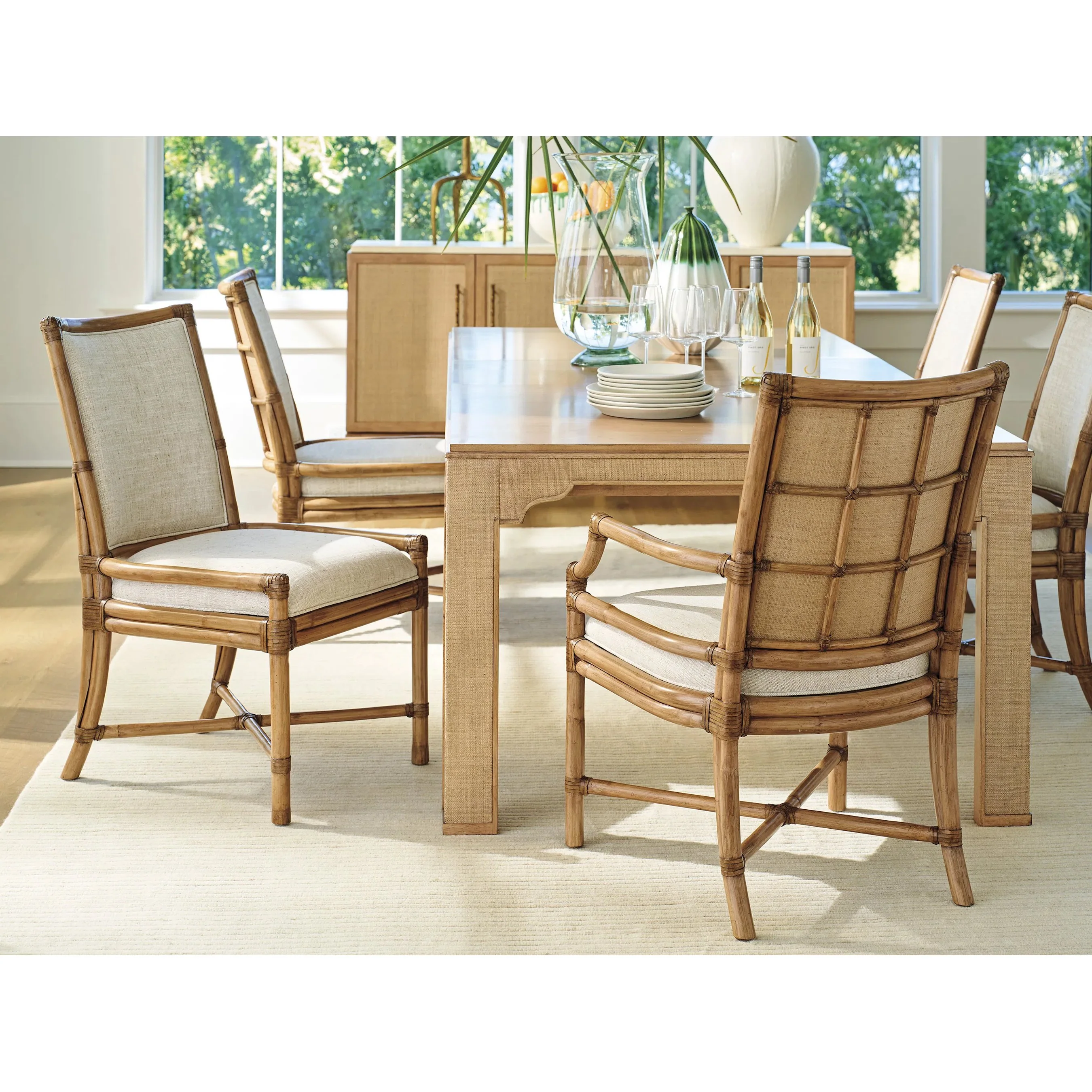 Oceanside Rattan Side Chair - Image 5