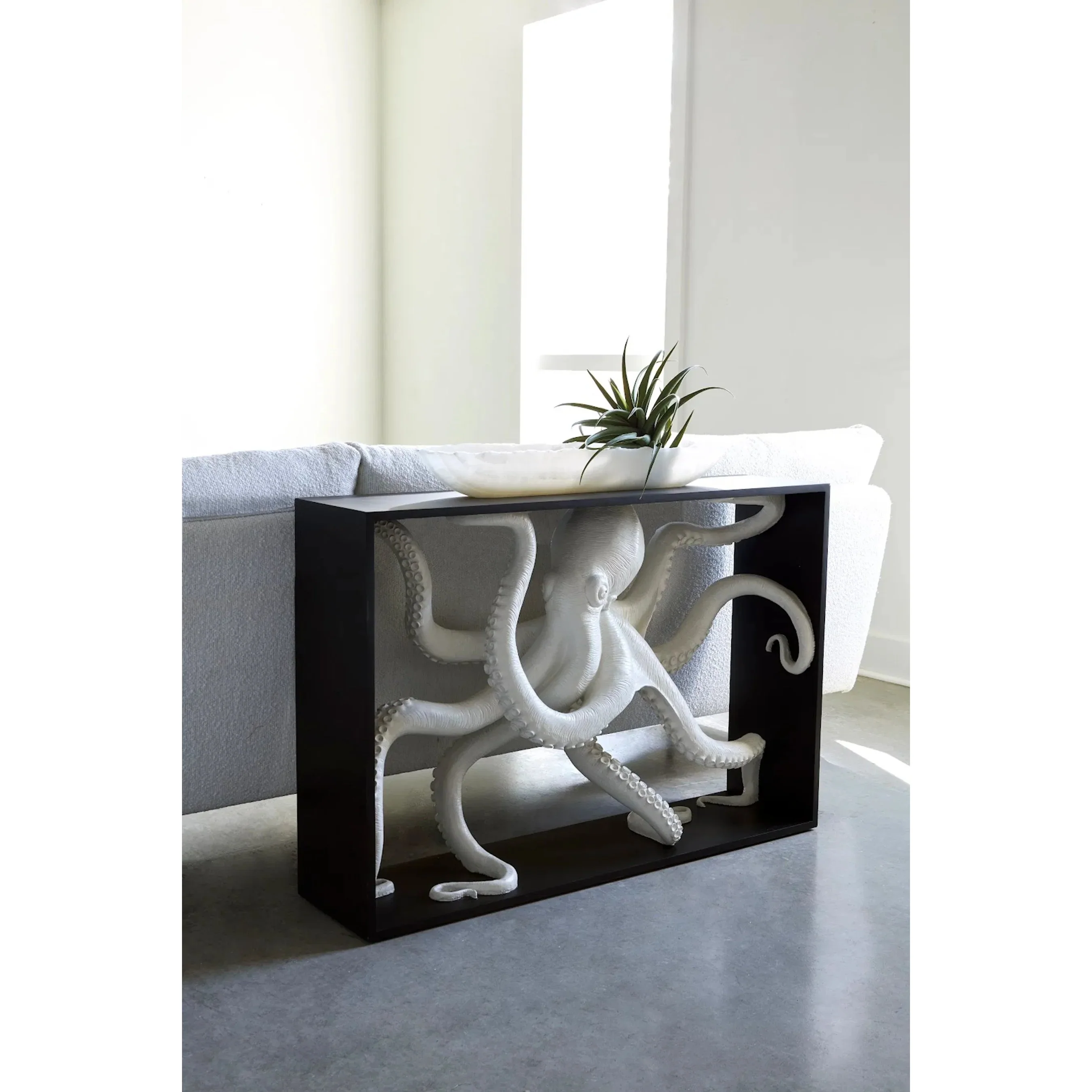 Octo Framed Console Table Wood Frame - Image 3