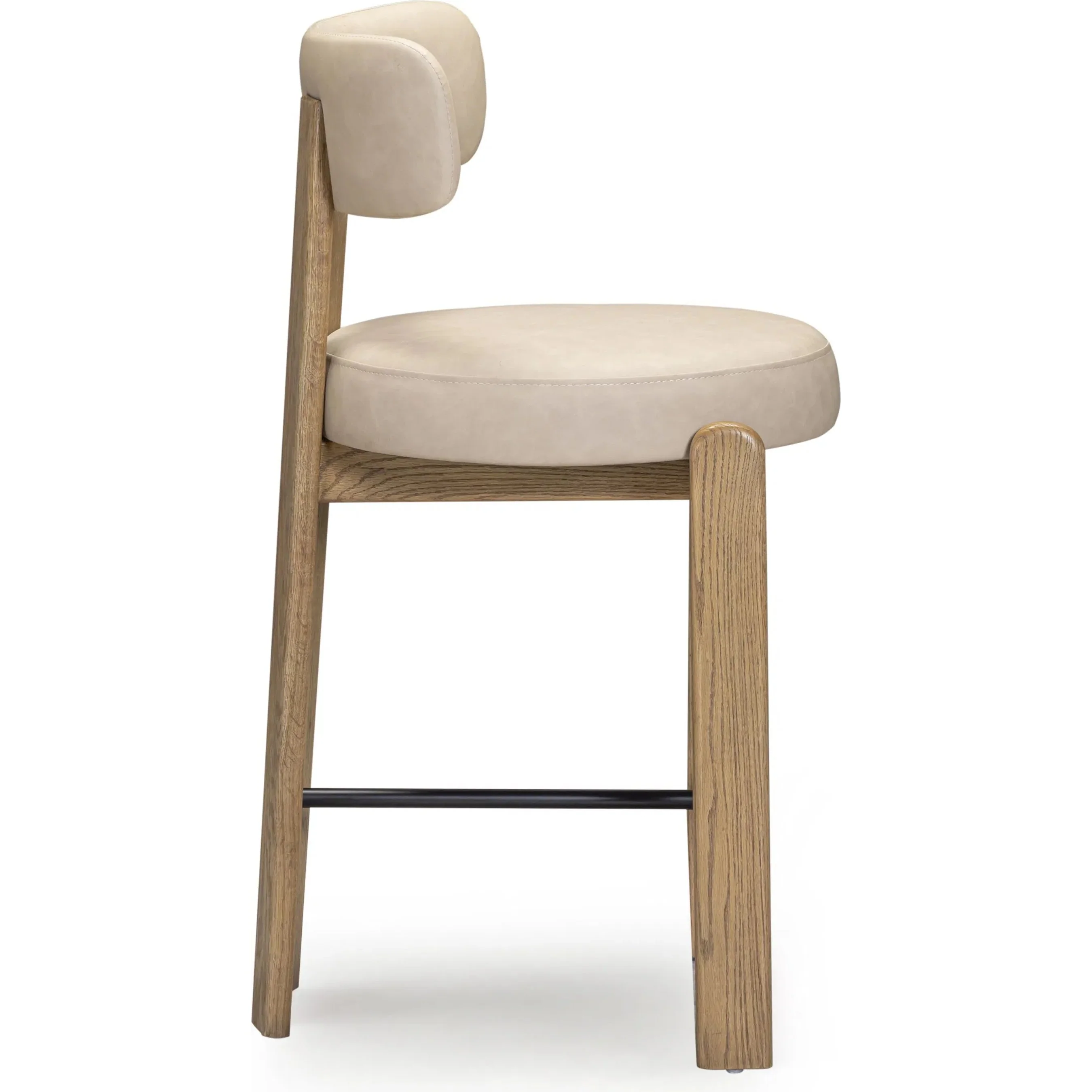 Odessa Performance Vegan Leather Counter Stool - Image 4
