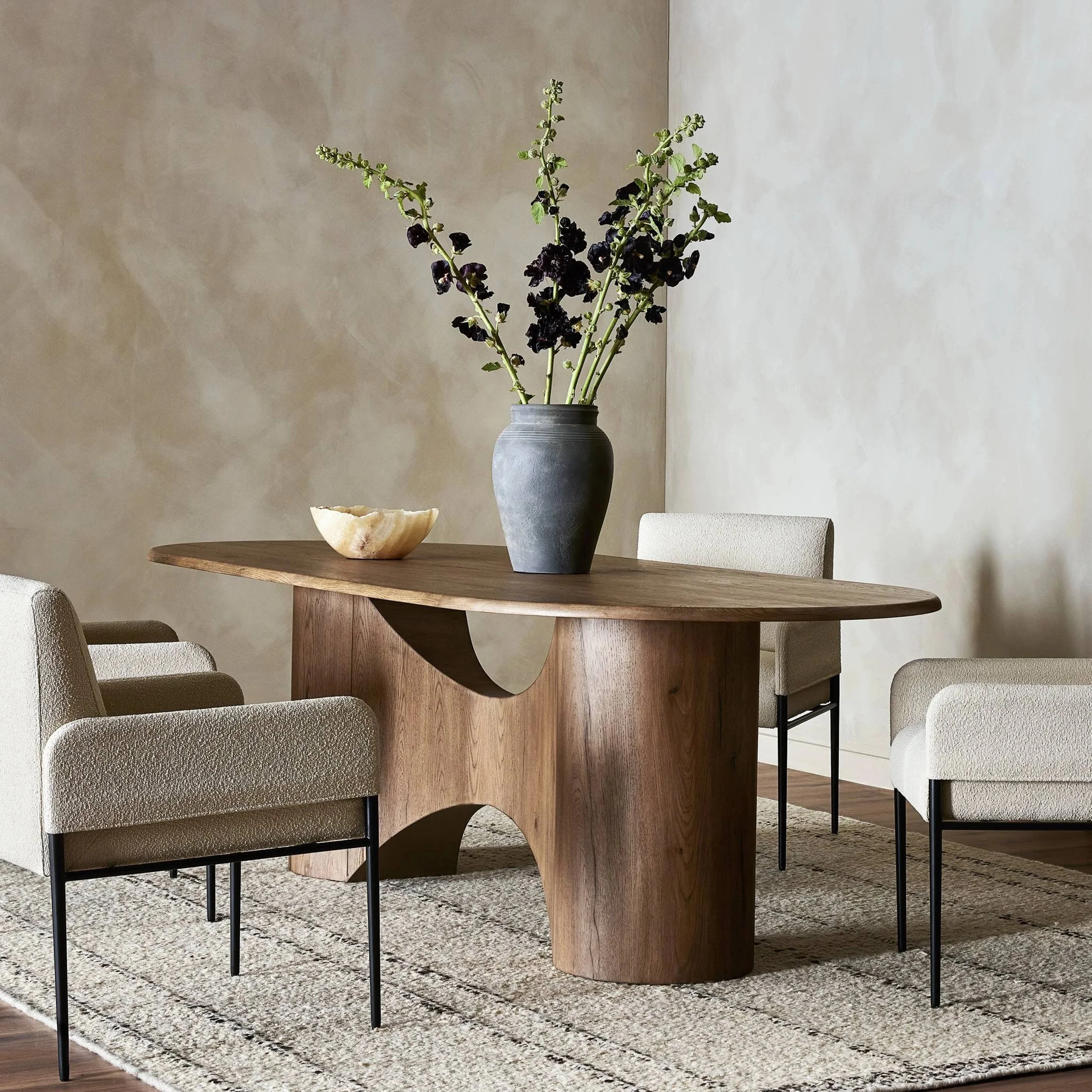 Olexey Oval Dining Table - Image 11
