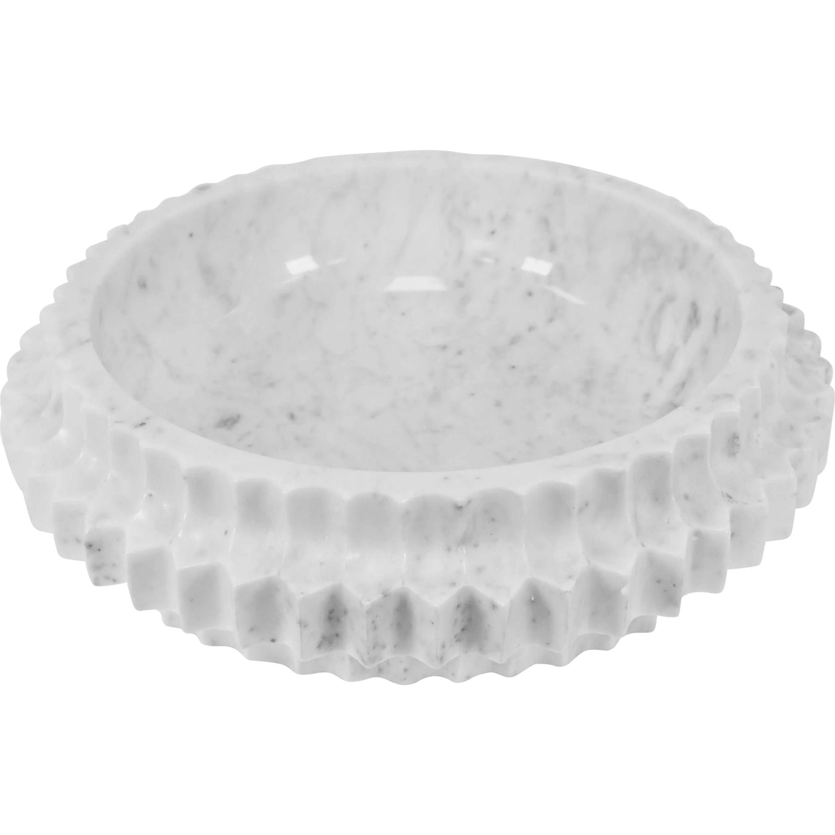 Olin Round Marble Tray - Image 2