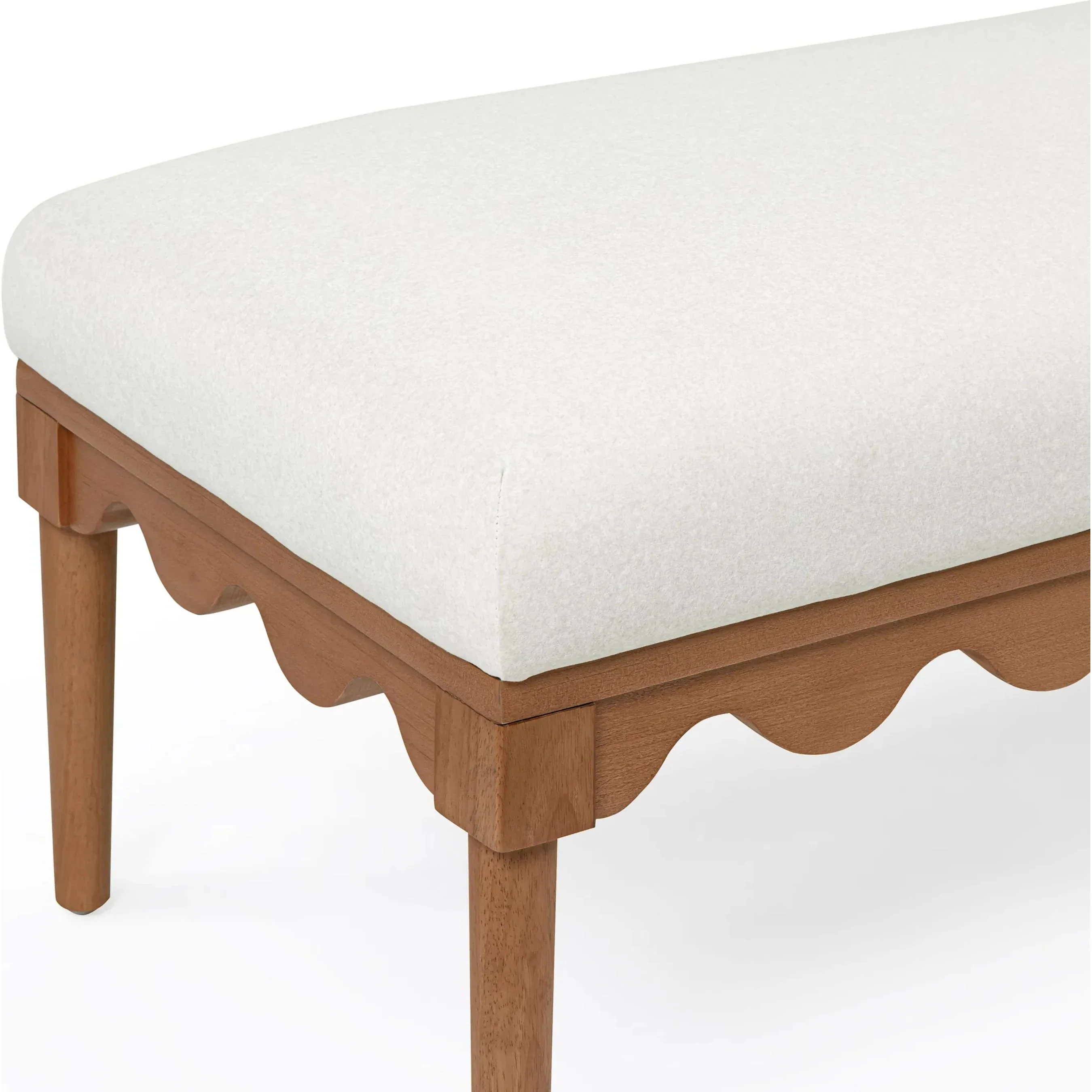 Oodle Performance Vegan Mohair Bench - Image 10