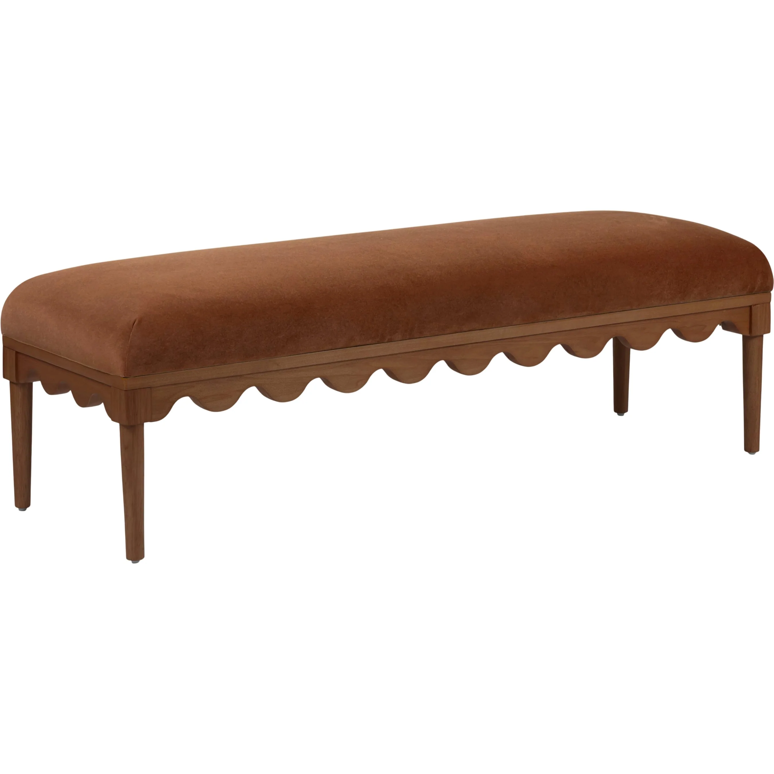 Oodle Performance Vegan Mohair Bench - Image 2