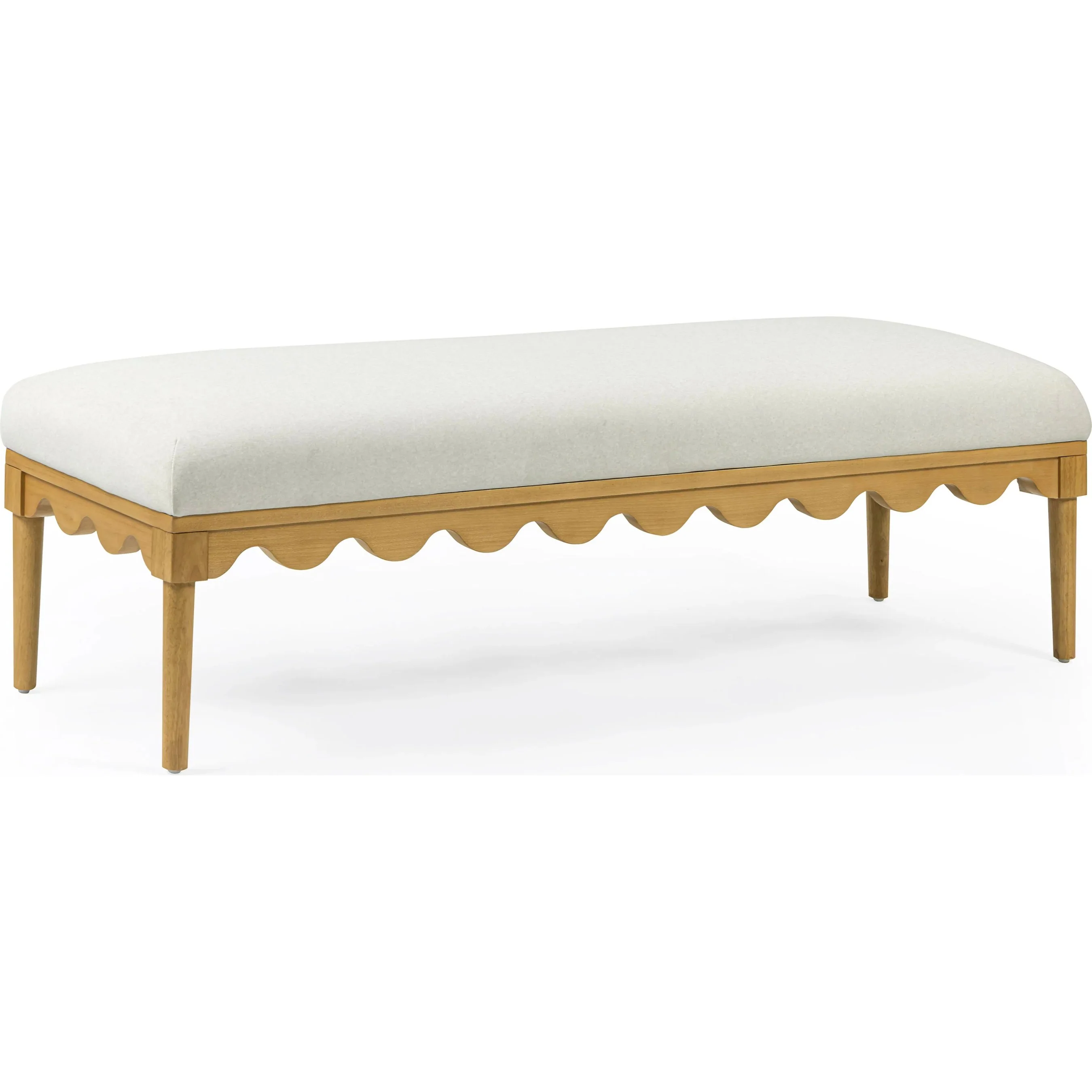 Oodle Vegan Mohair Bench