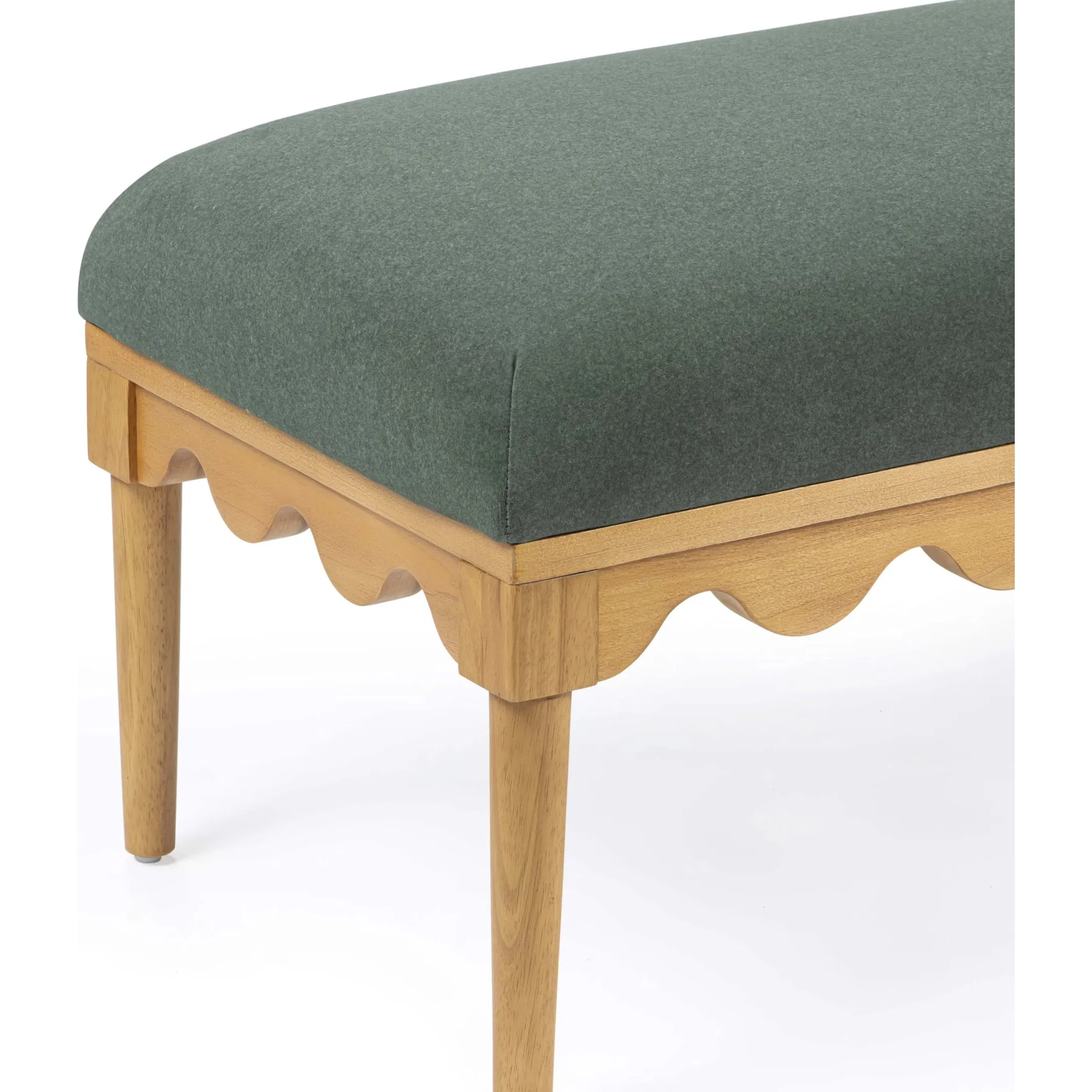 Oodle Vegan Mohair Bench - Image 9