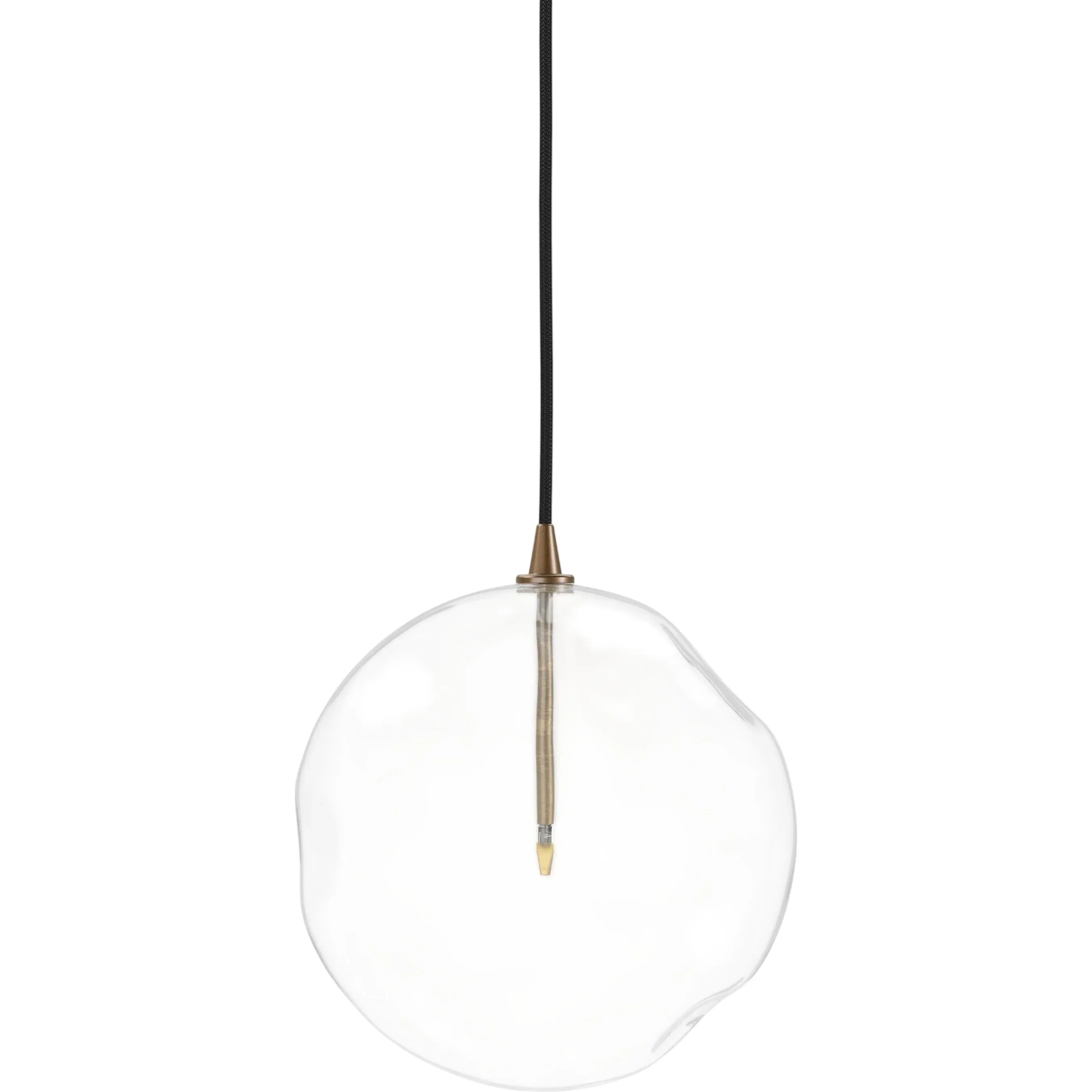 Organic Glass Globe Pendant - Image 3