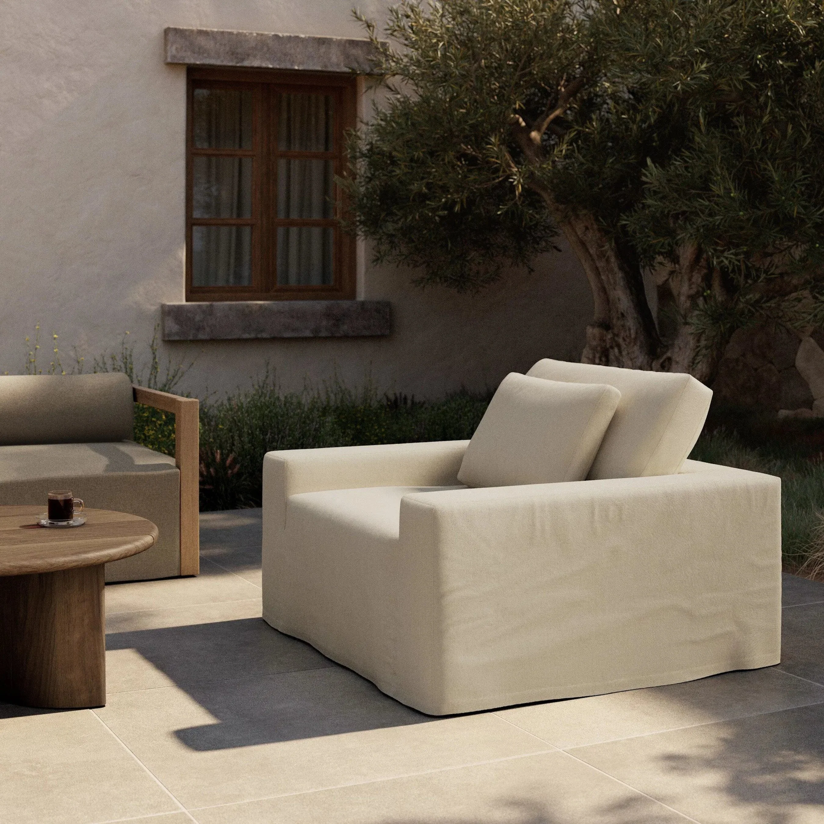 Ostend Outdoor Slipcover Chair - Image 11