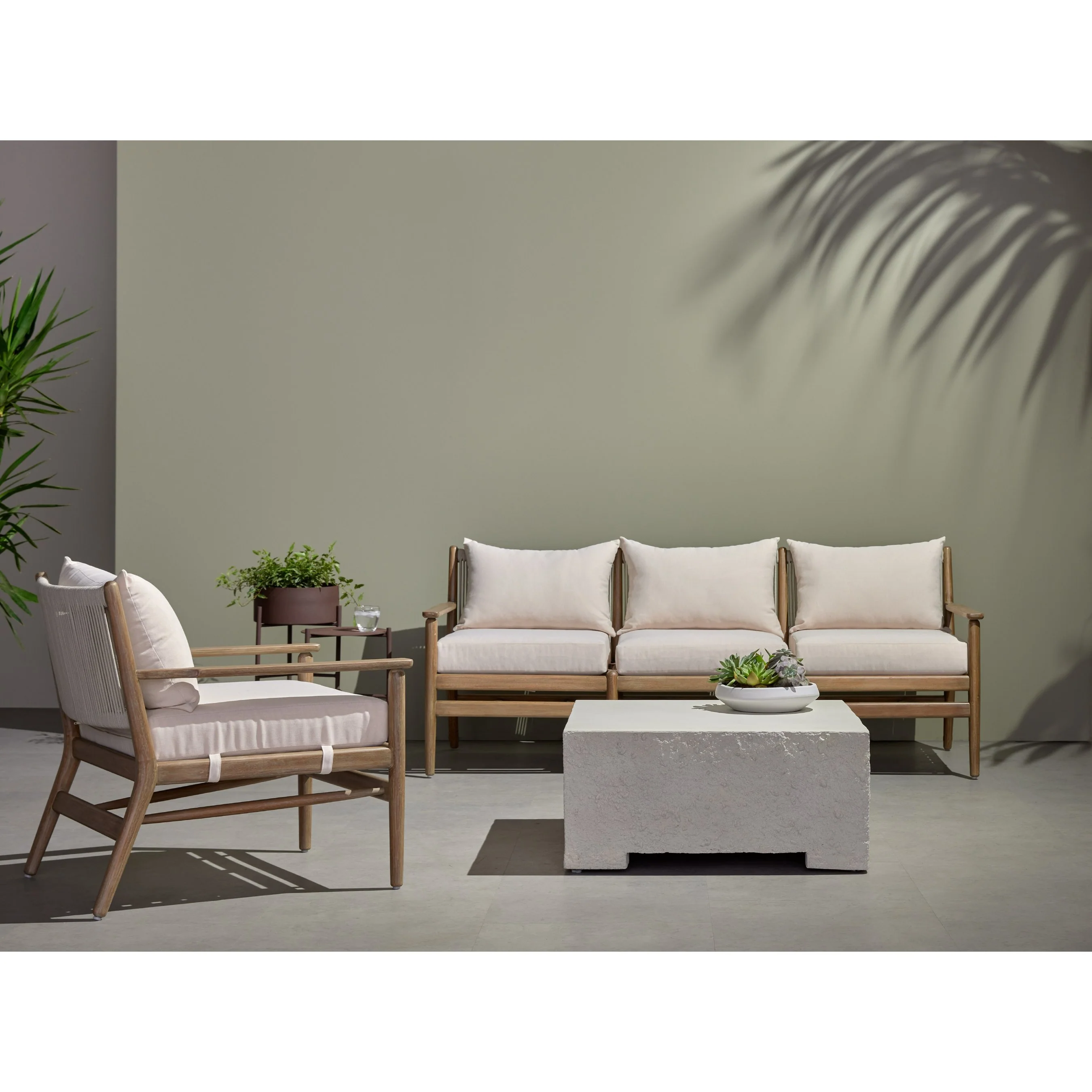 Otero Outdoor Small Coffee Table - Image 7