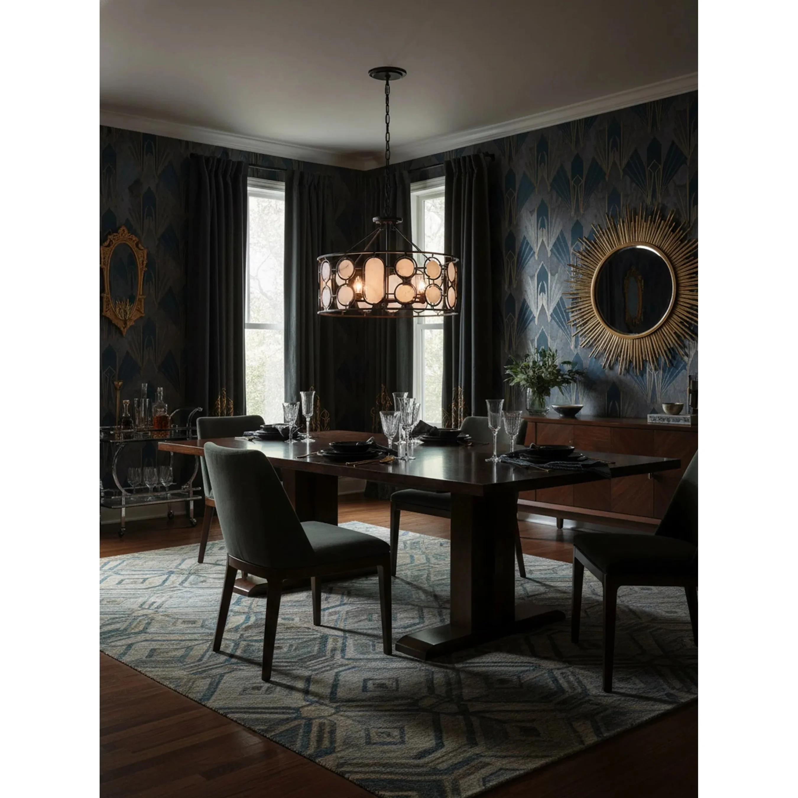 Oval Office 6 Light Pendant - Image 6