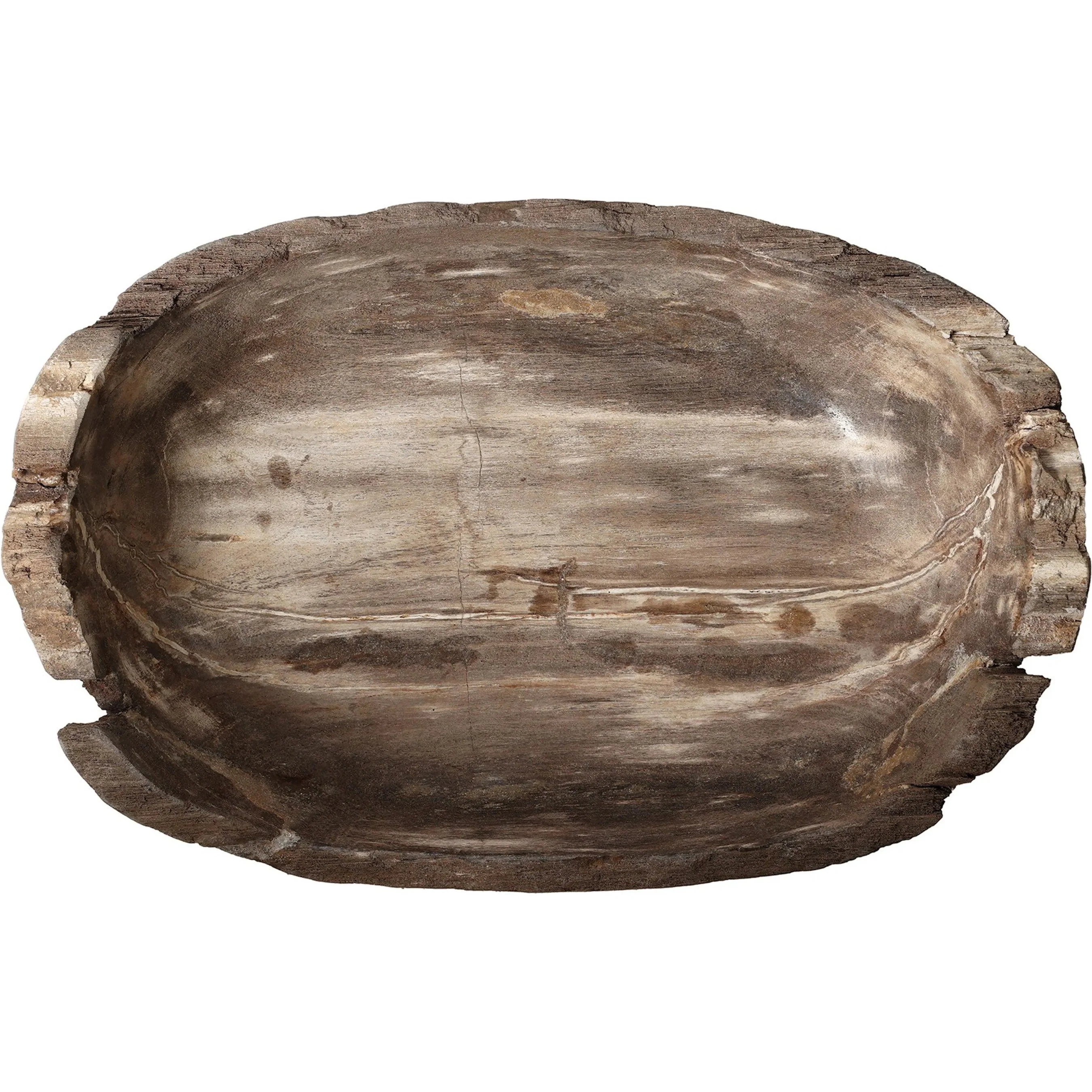 Oval Petrified Wood Bowl - Image 11