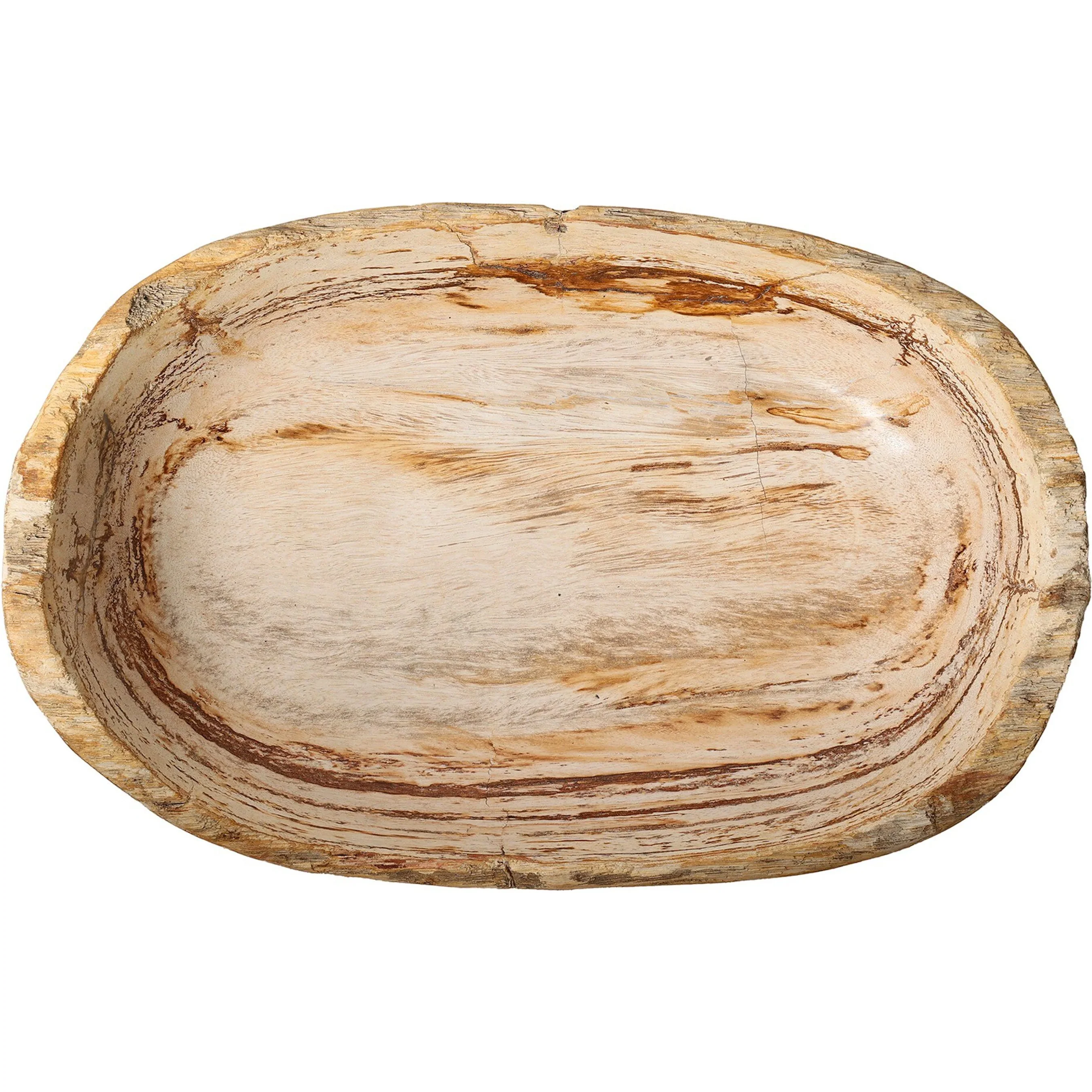 Oval Petrified Wood Bowl - Image 6