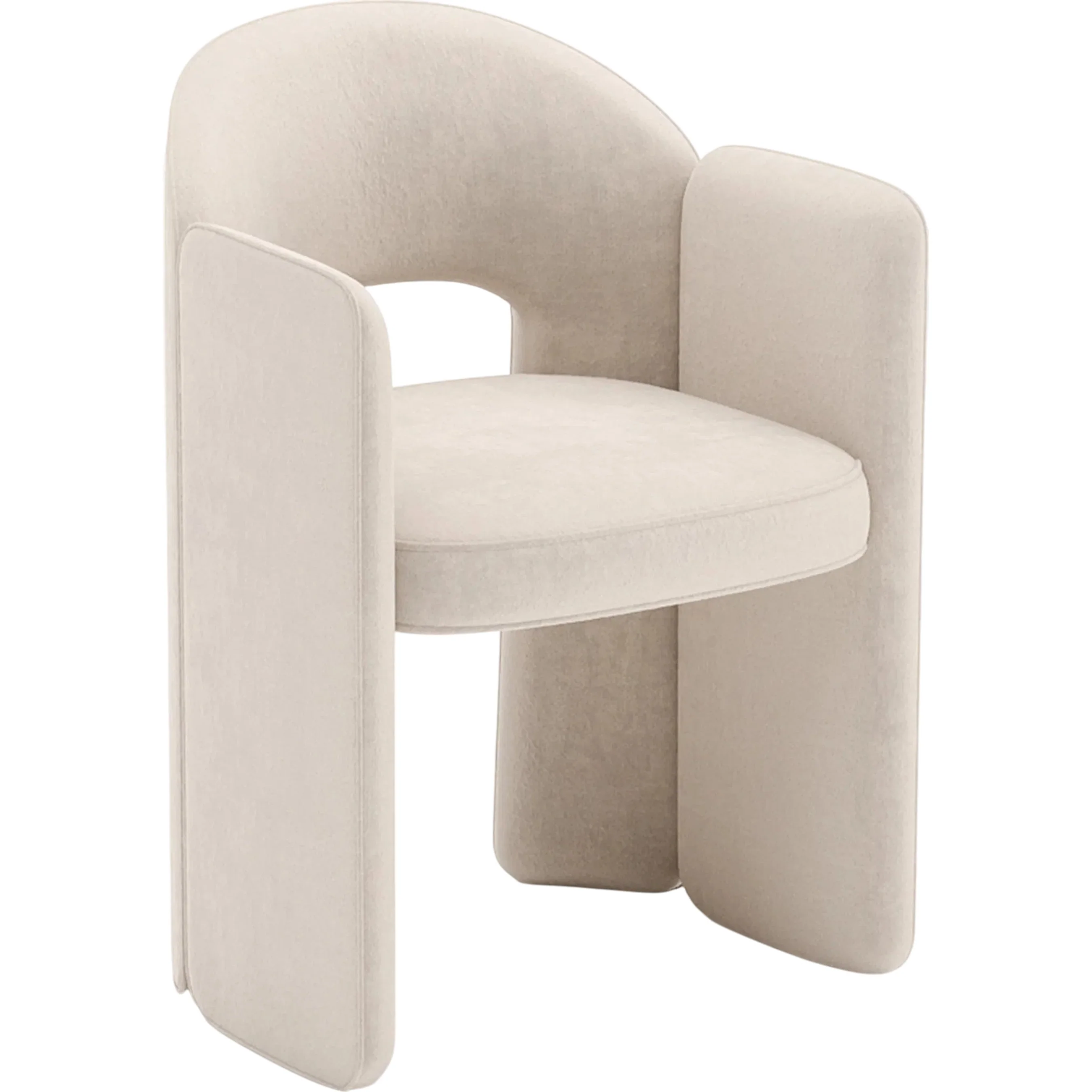 Overlap Arm Dining Chair