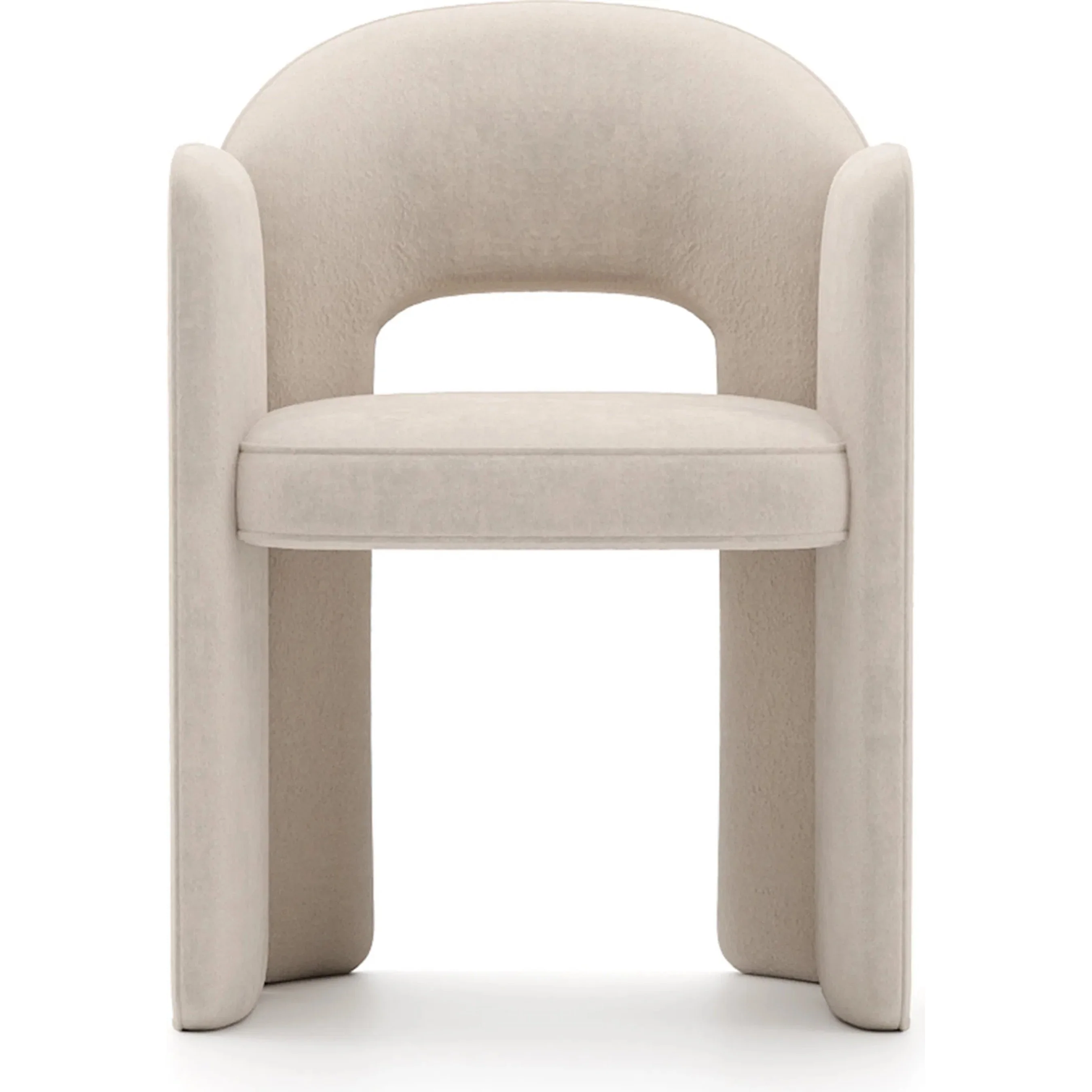 Overlap Arm Dining Chair - Image 2