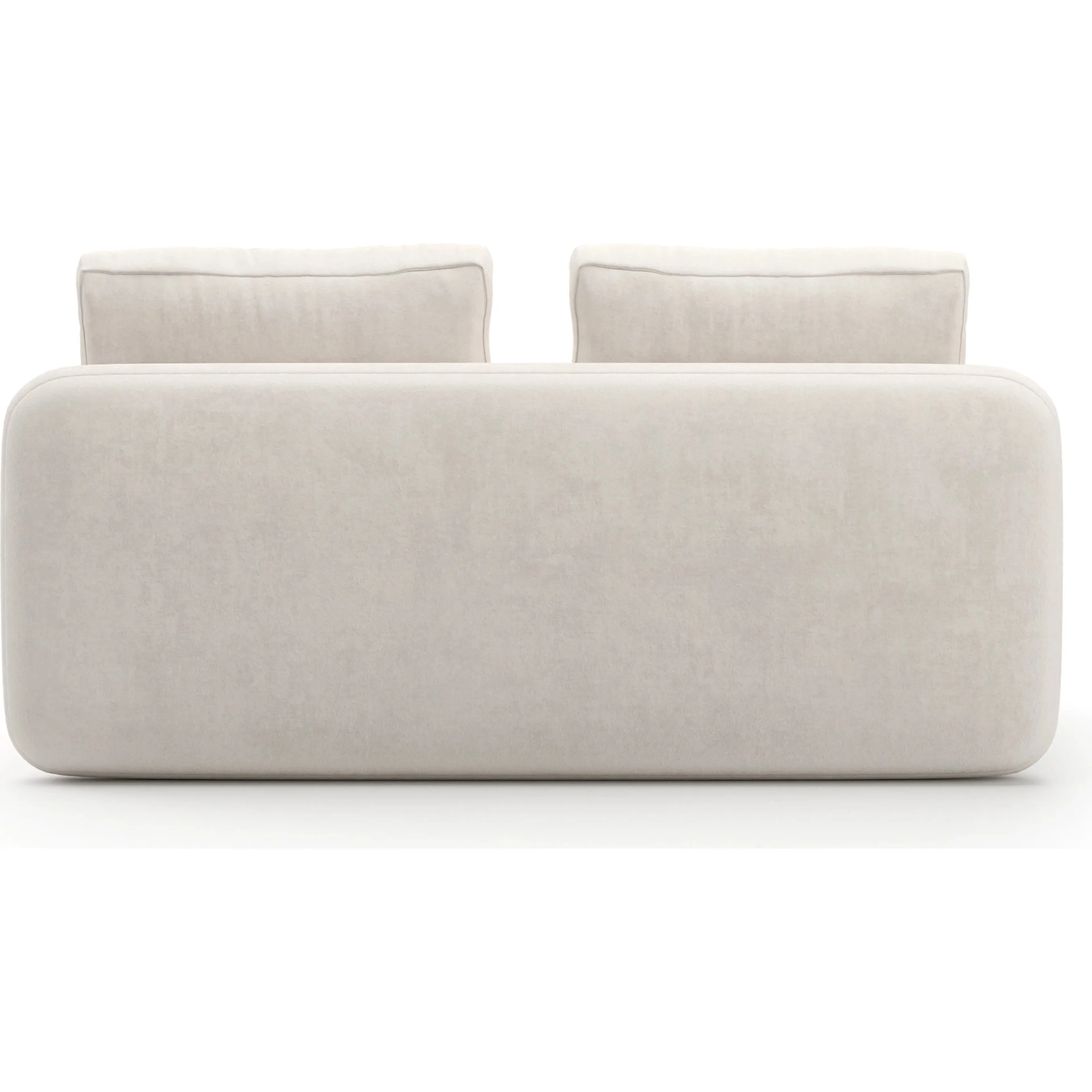 Overlap Armless Loveseat - Image 5