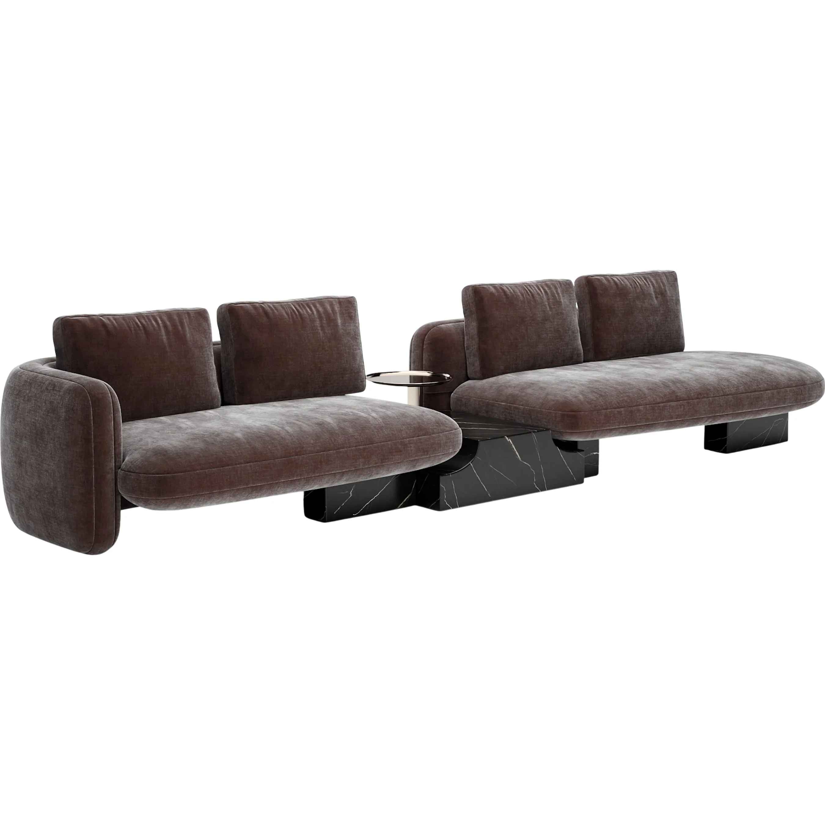 Overlap Bumper Sectional