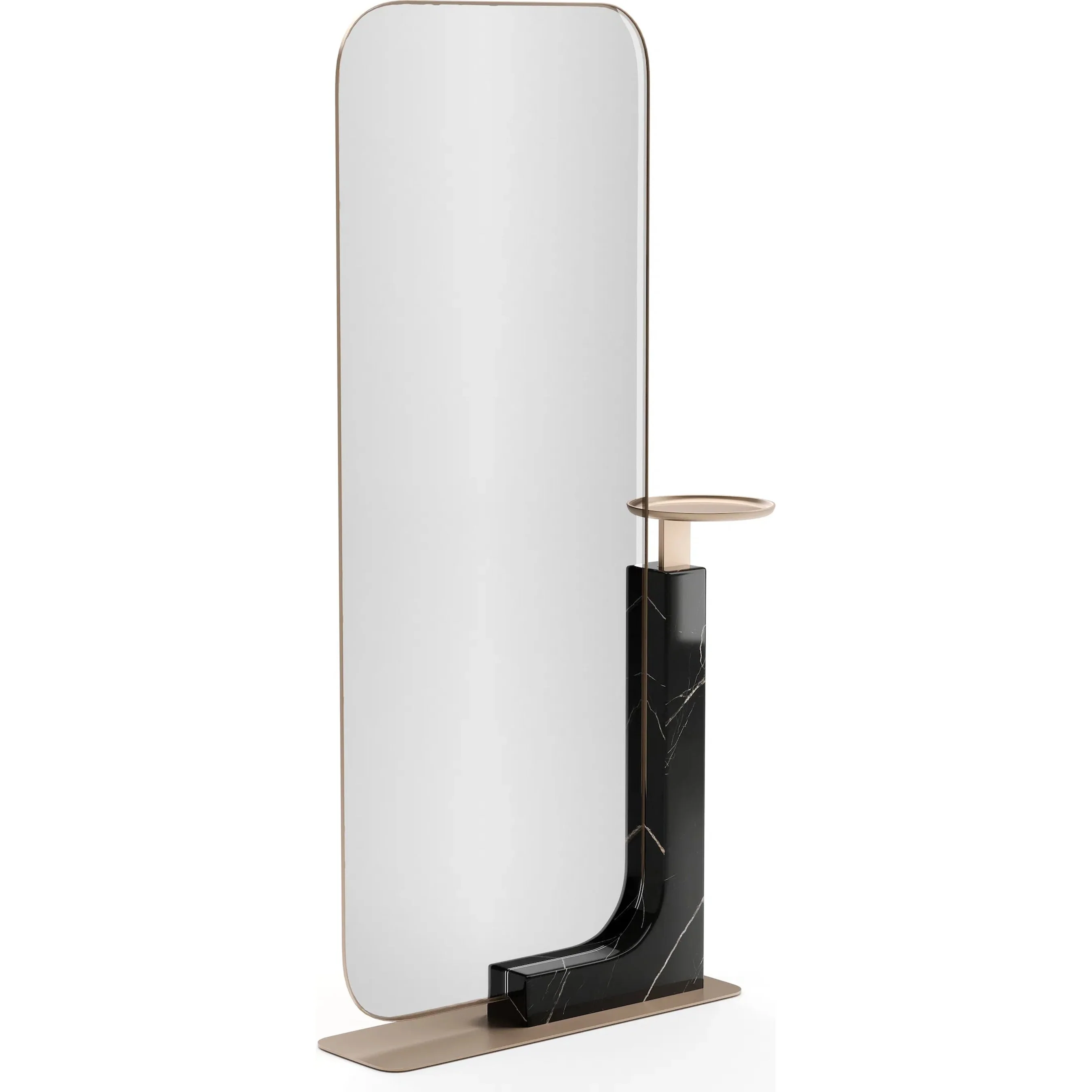 Overlap Floor Mirror