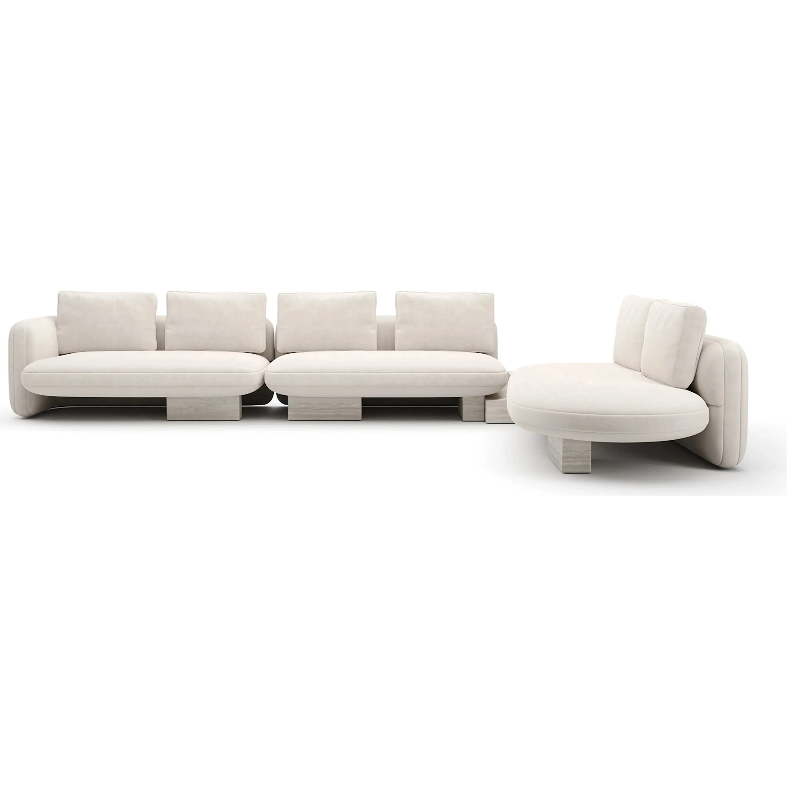 Overlap L Bumper Sectional - Image 6