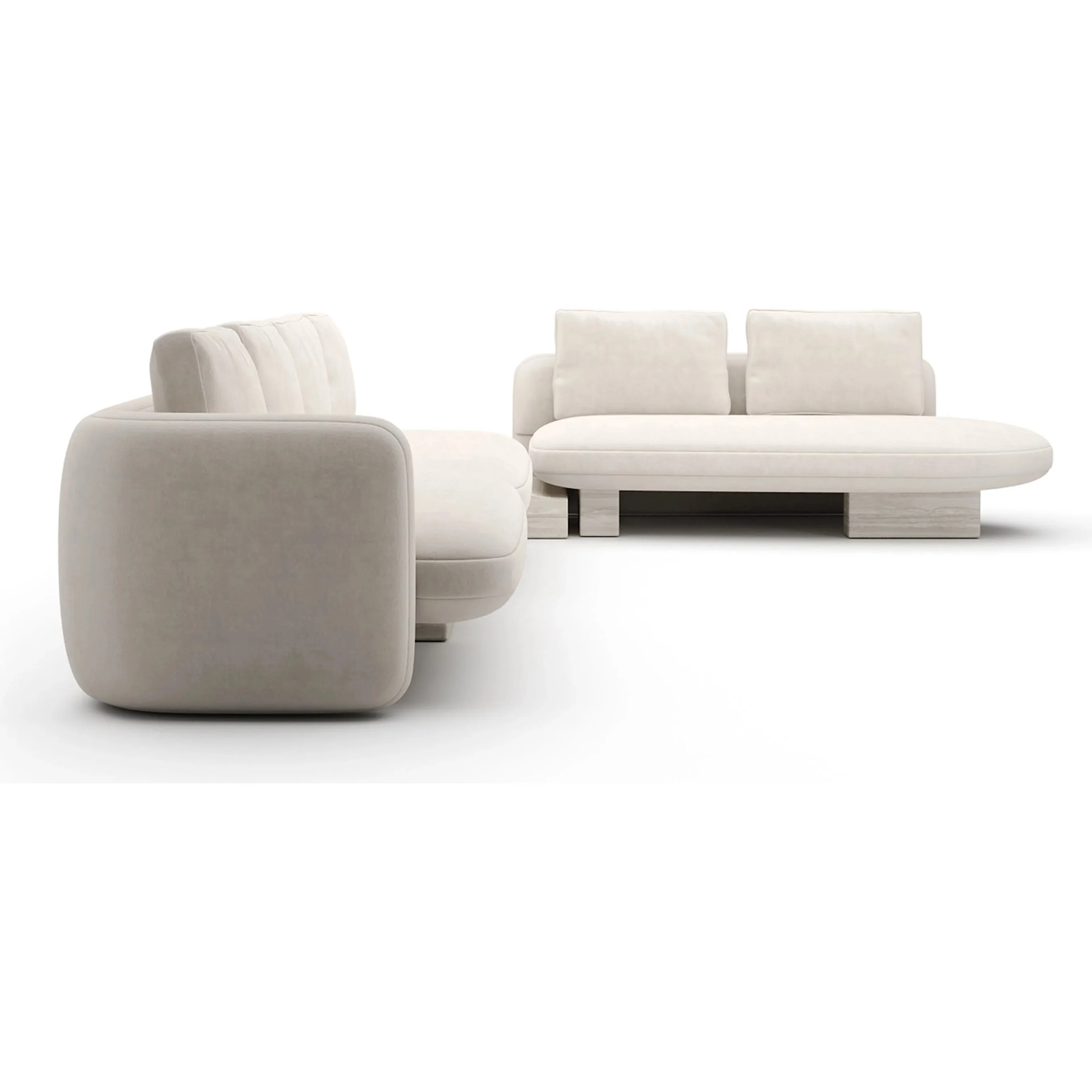Overlap L Bumper Sectional - Image 7