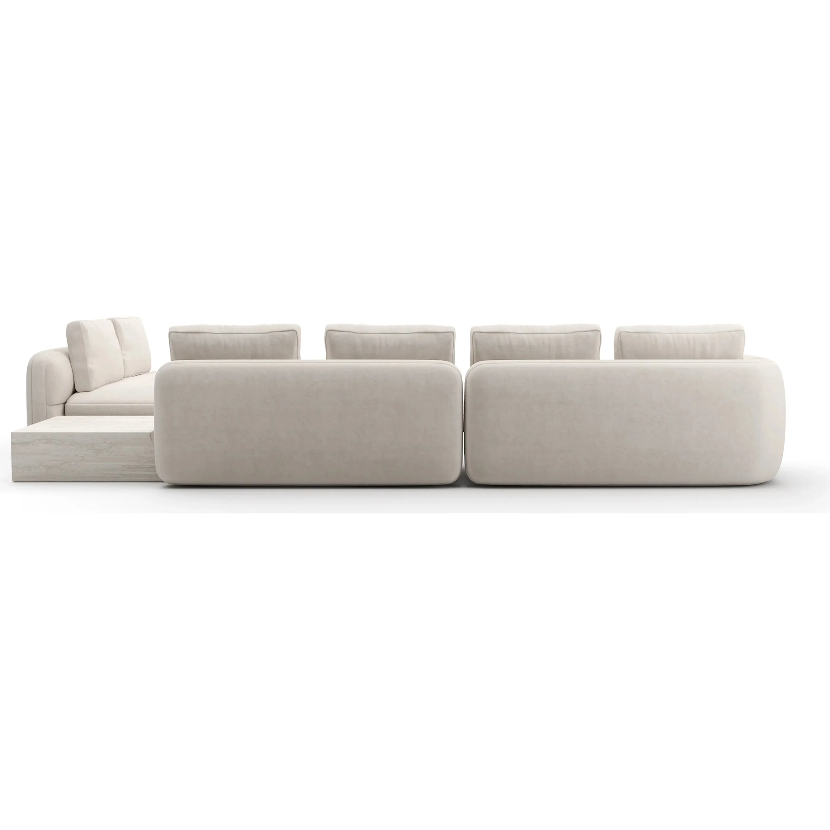 Overlap L Bumper Sectional - Image 8