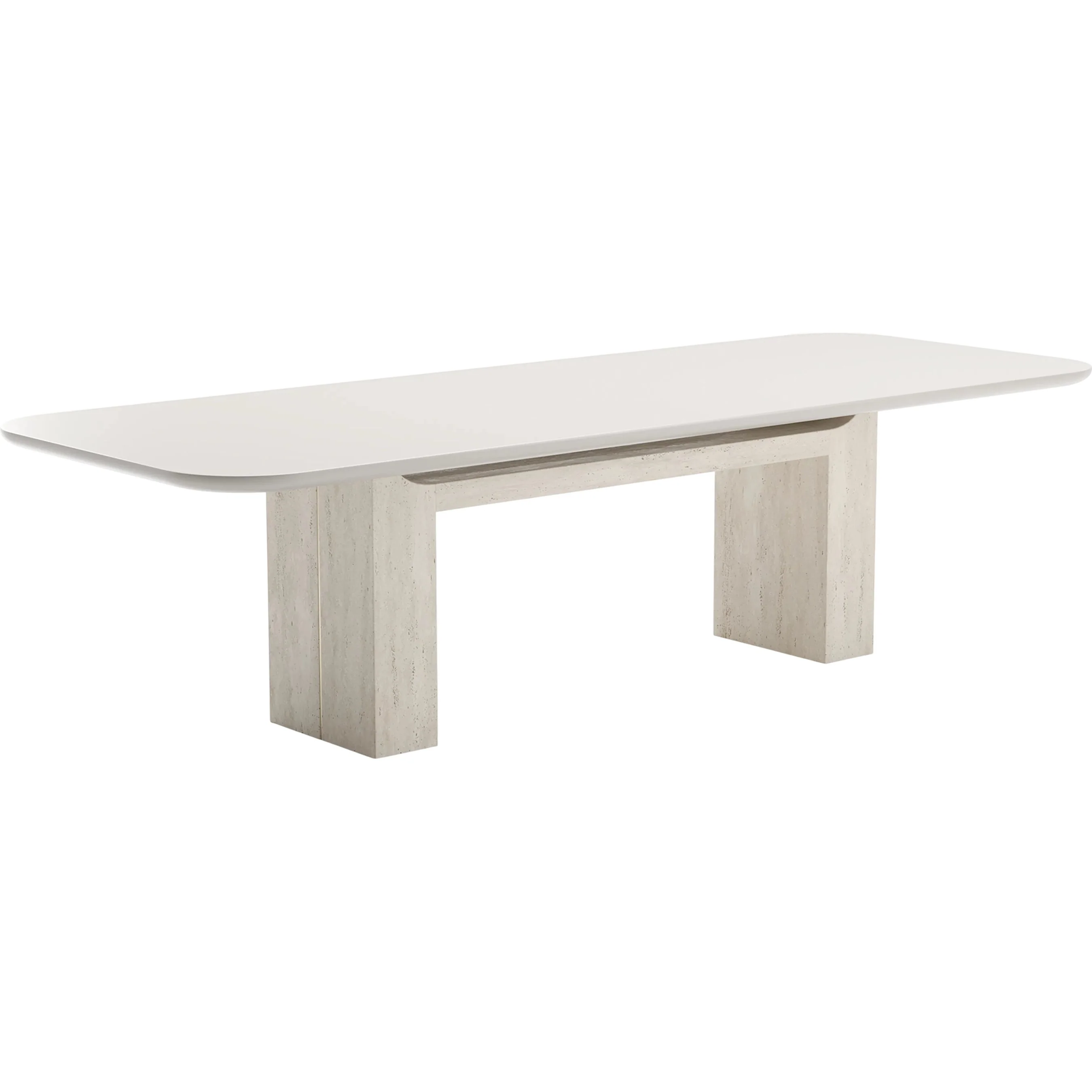 Overlap Rectangle Dining Table - Image 2