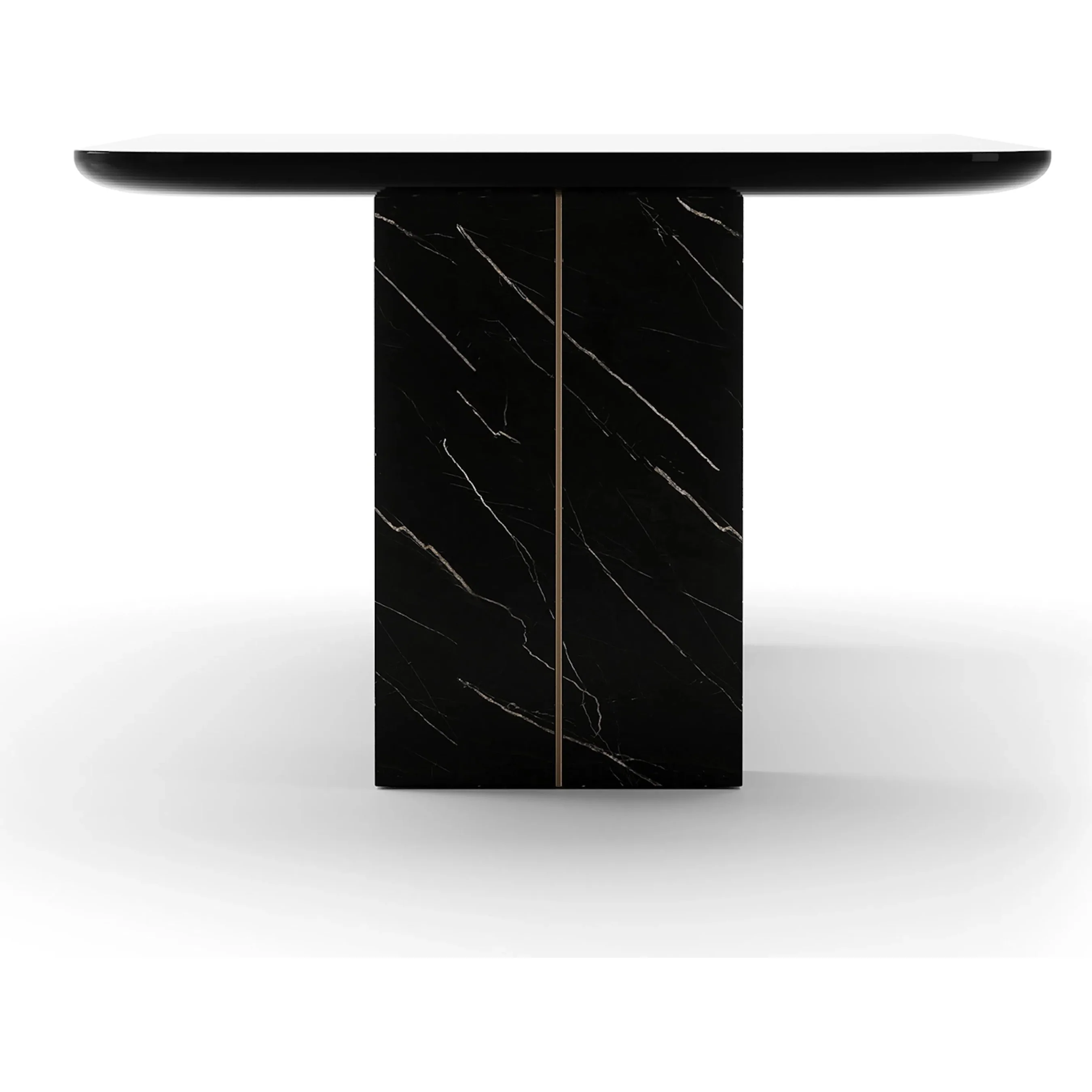 Overlap Rectangle Dining Table - Image 4