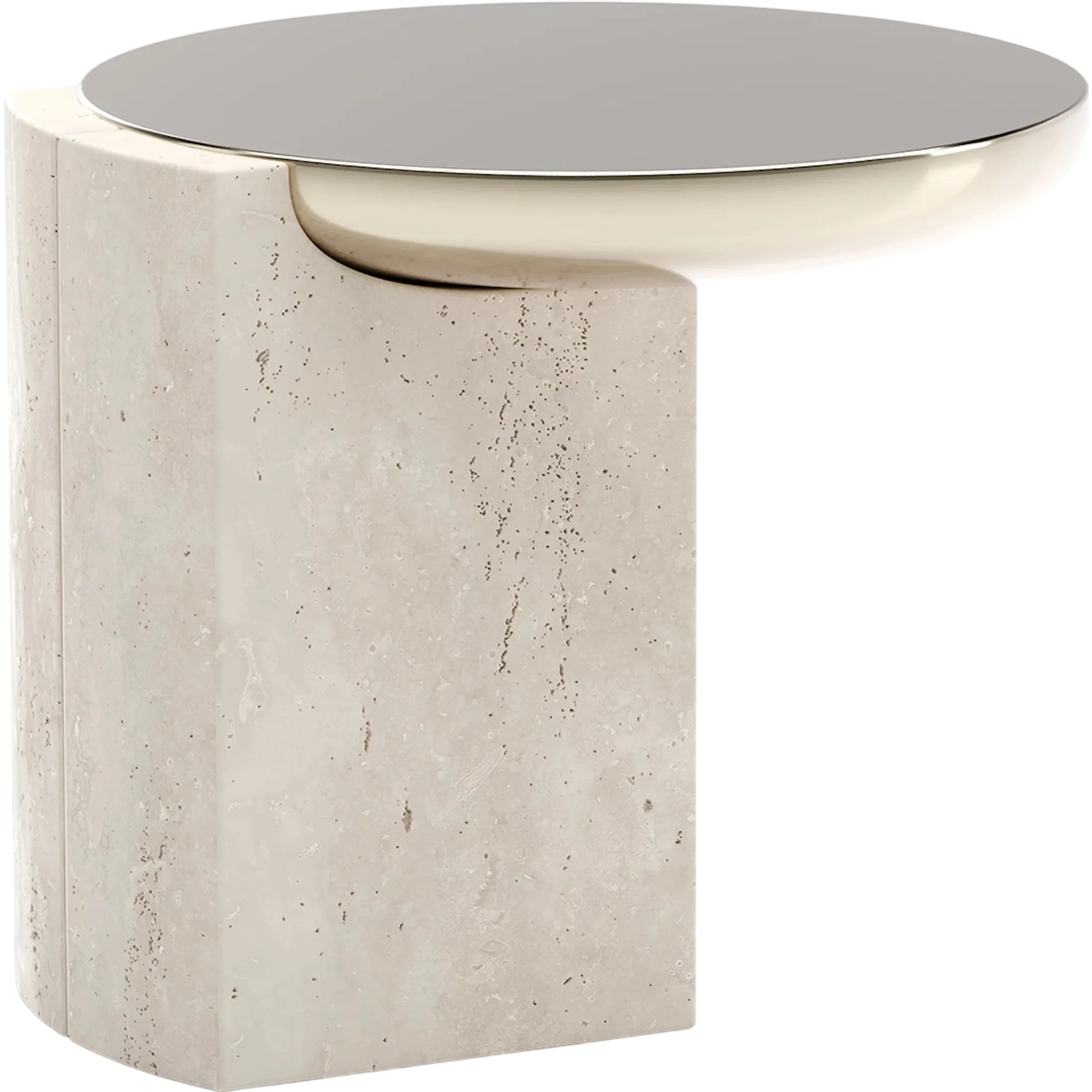 Overlap Round Side Table