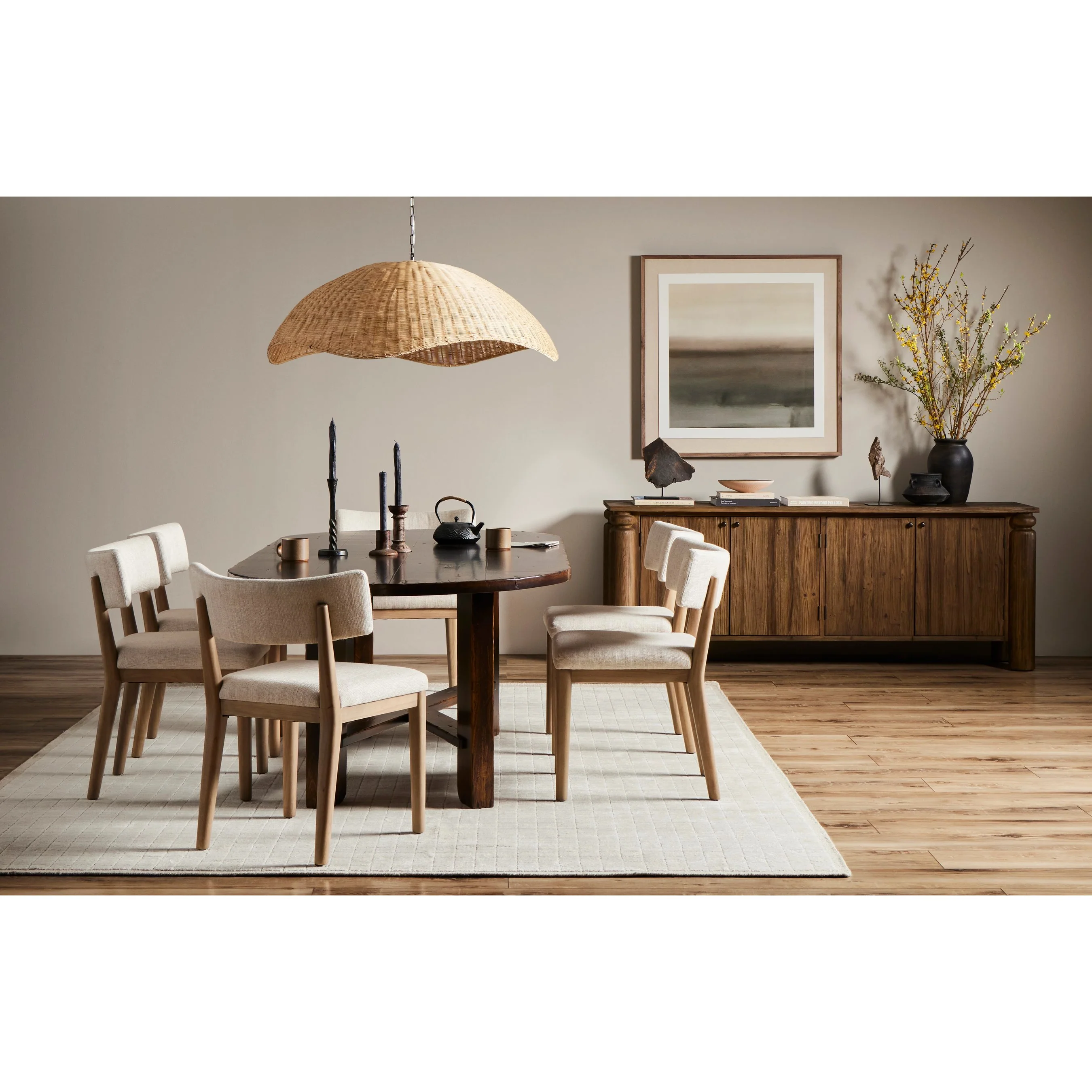 Overscale Woven Rattan Pendant - Image 10