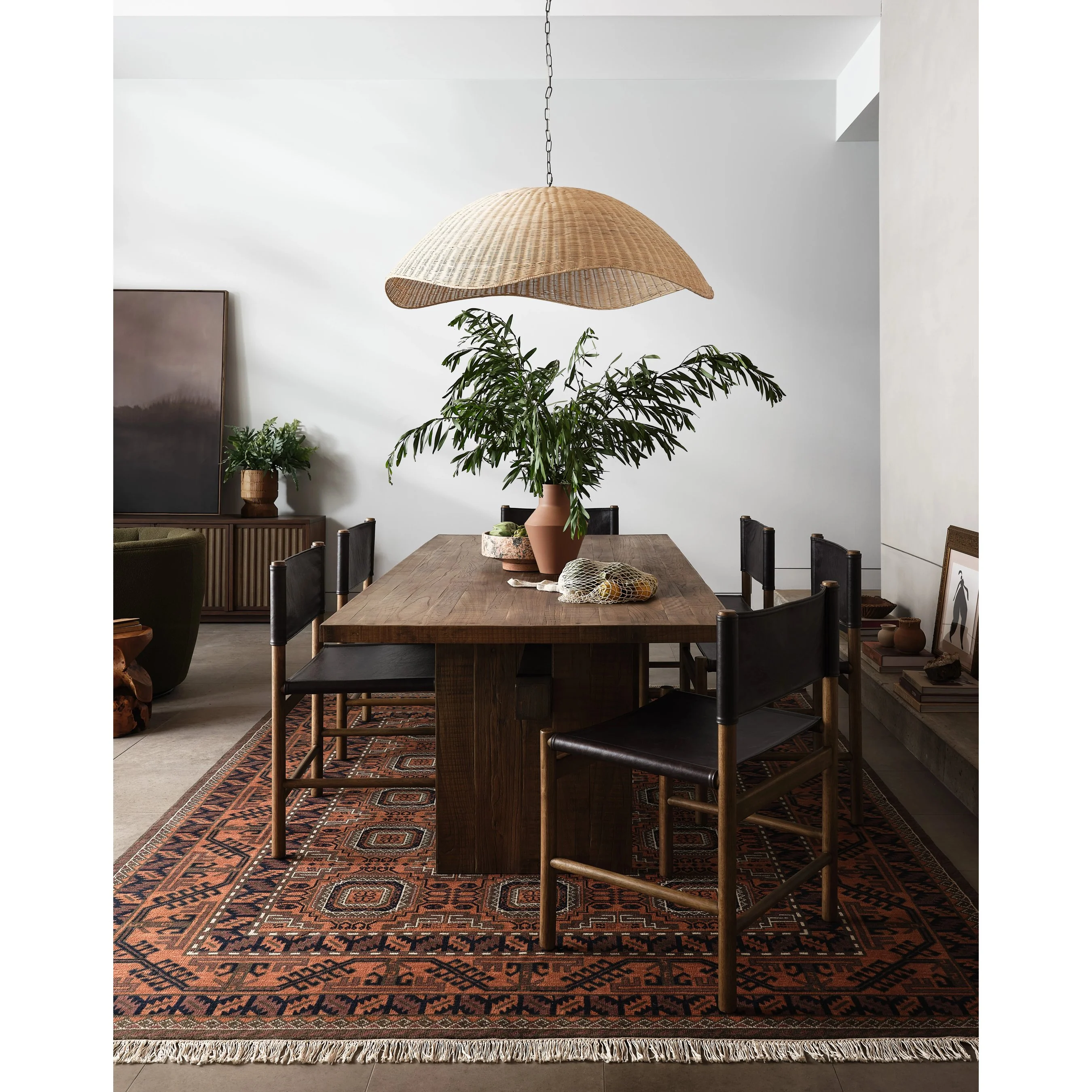 Overscale Woven Rattan Pendant - Image 11