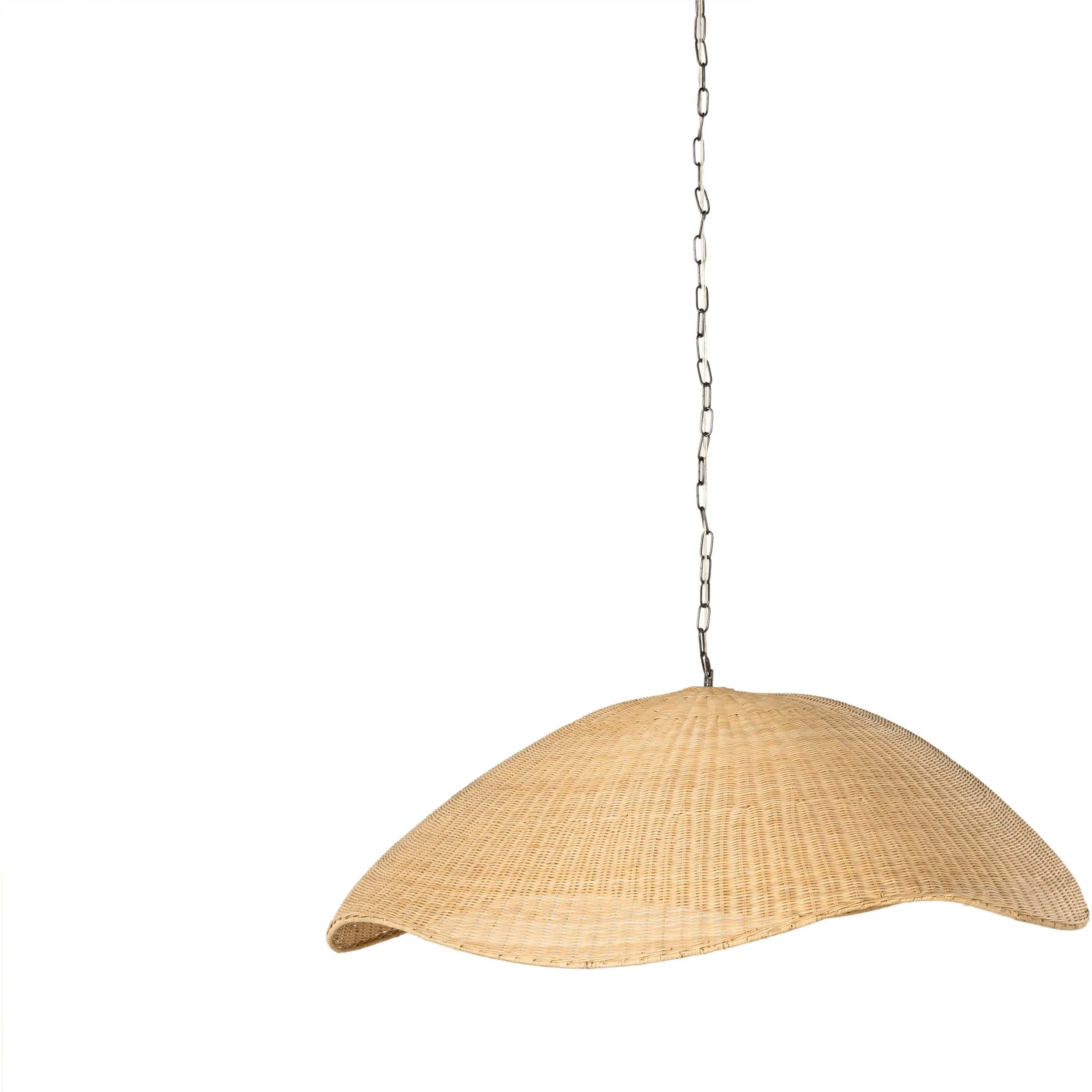 Overscale Woven Rattan Pendant - Image 2