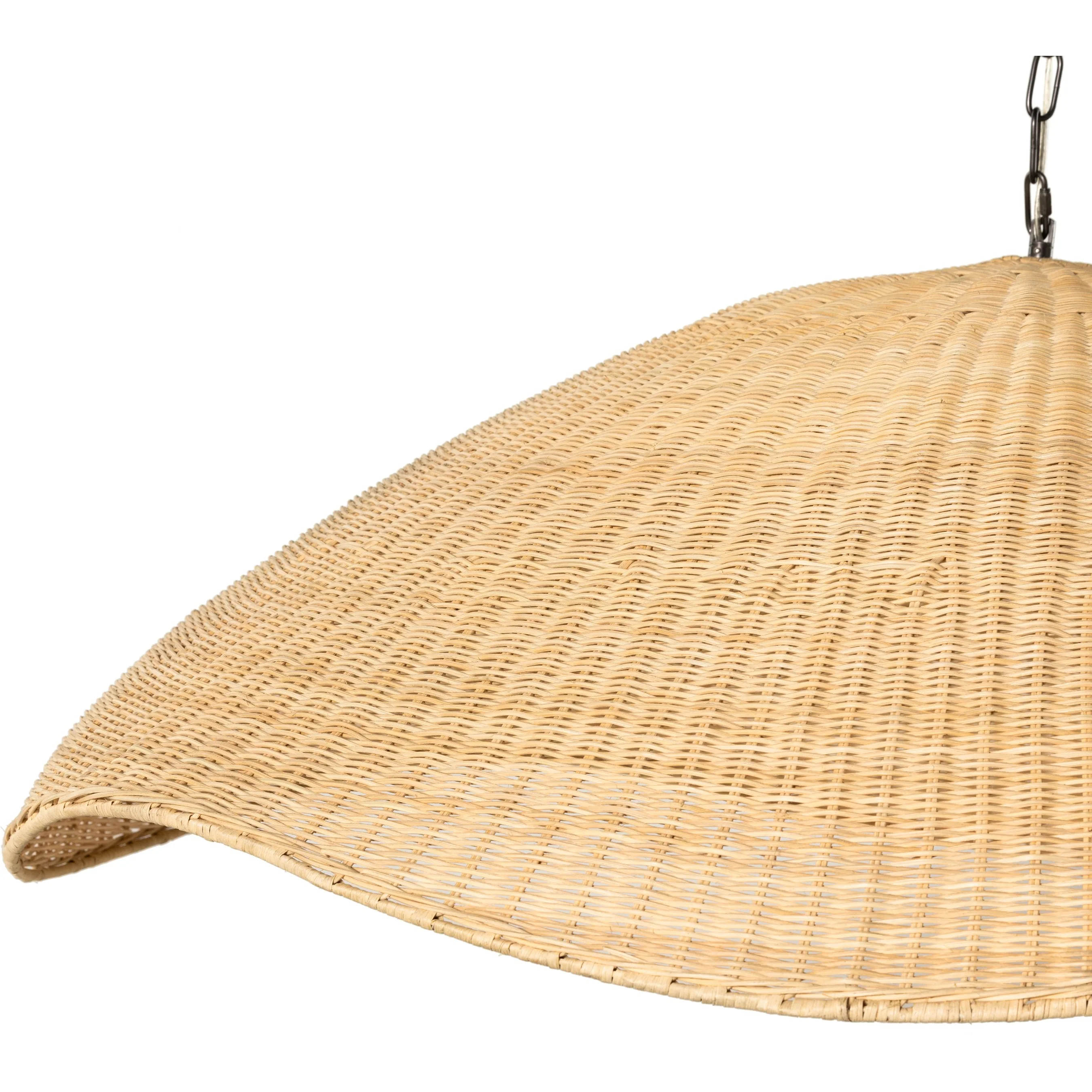 Overscale Woven Rattan Pendant - Image 3