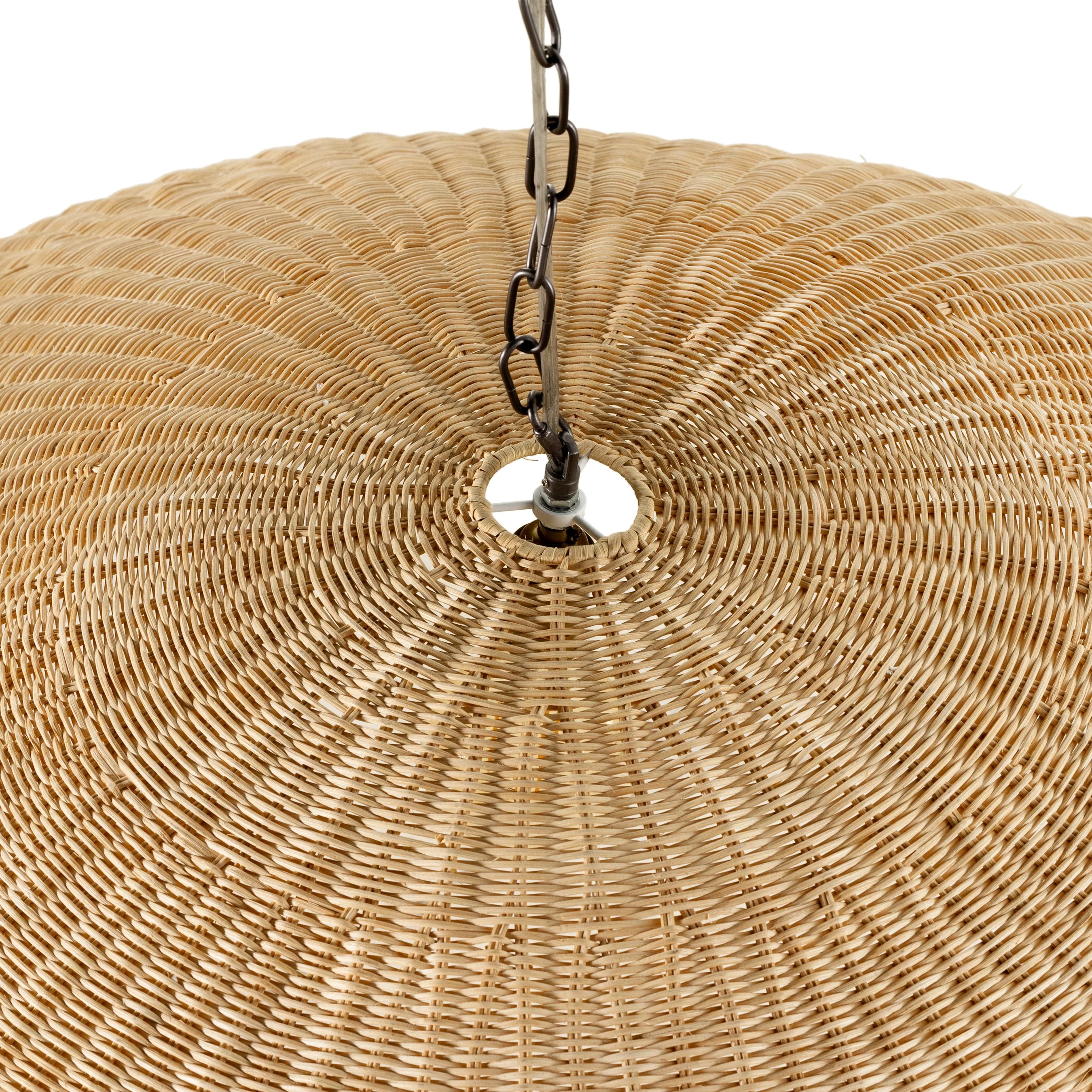 Overscale Woven Rattan Pendant - Image 6