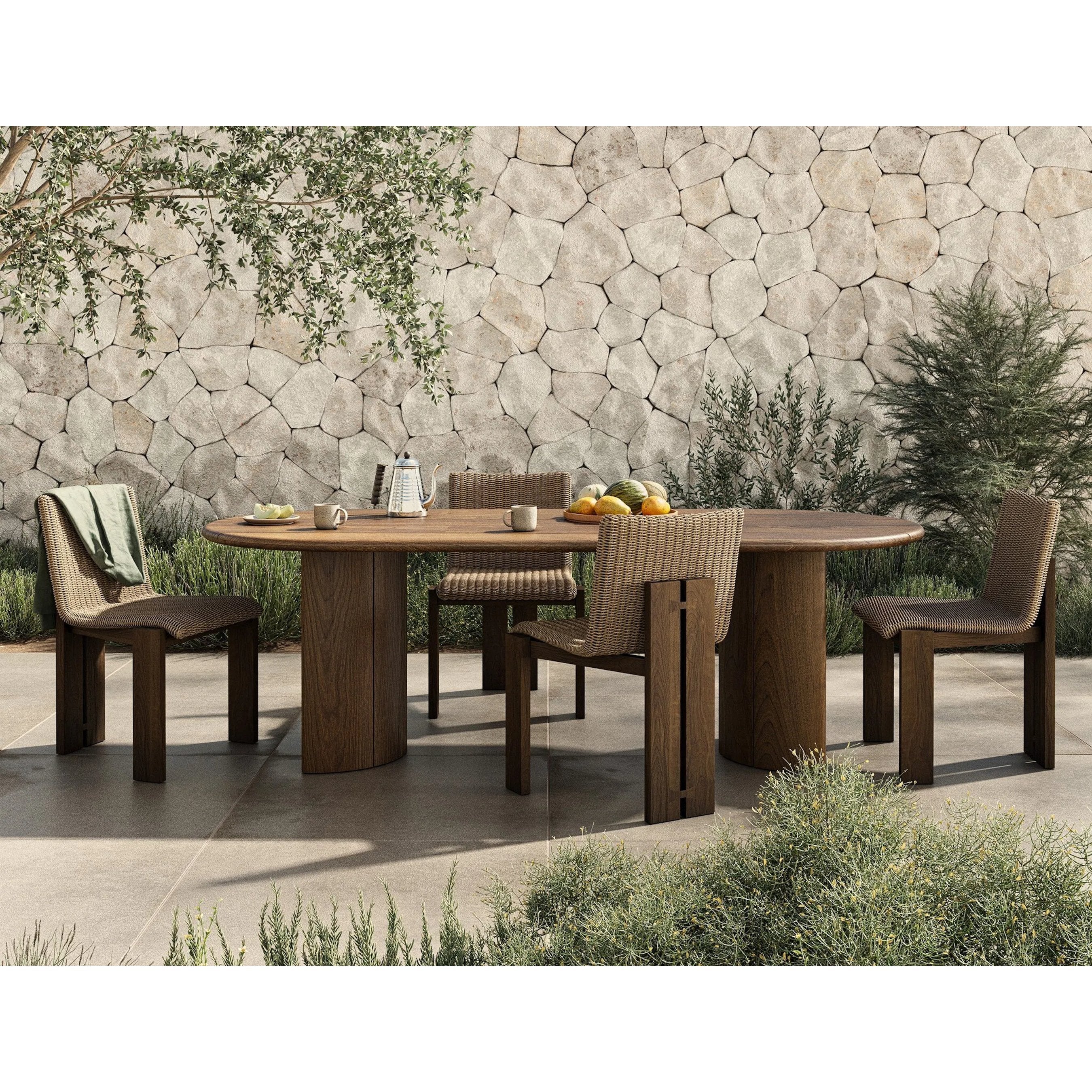 Paden Outdoor Dining Table - Image 13