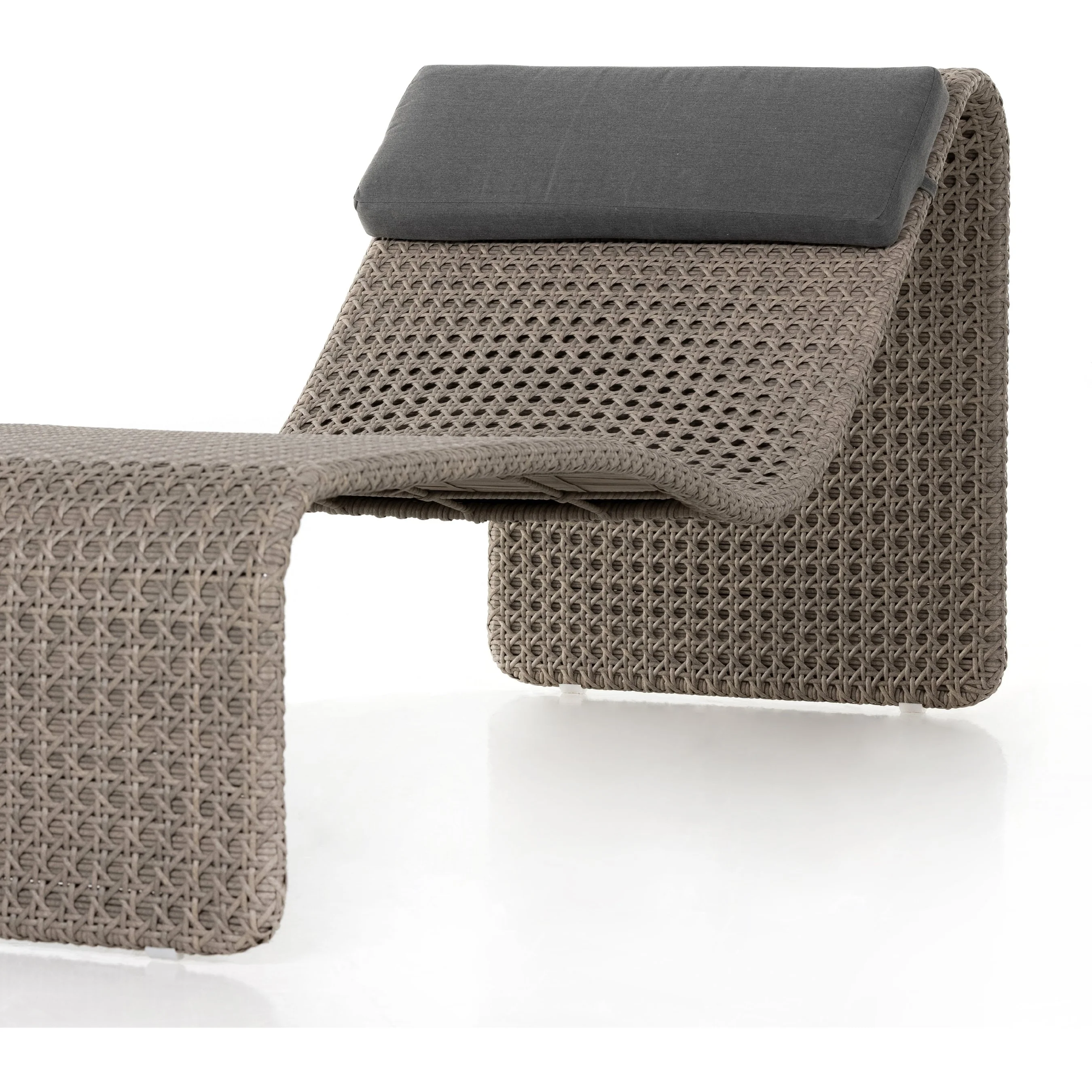 Paige Outdoor Woven Chaise - Image 19