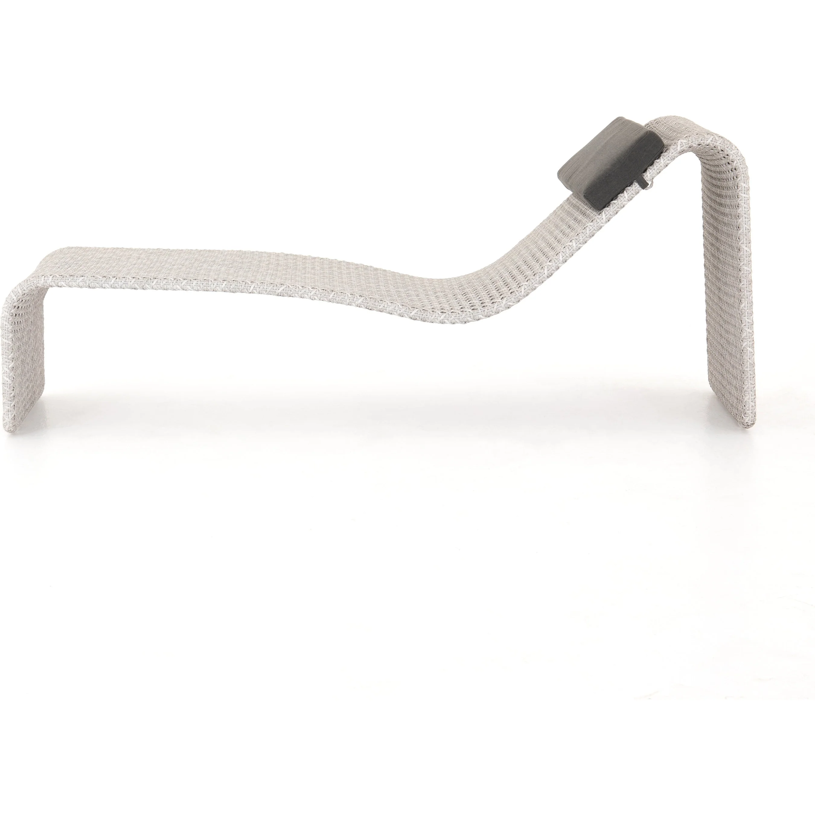 Paige Outdoor Woven Chaise - Image 6