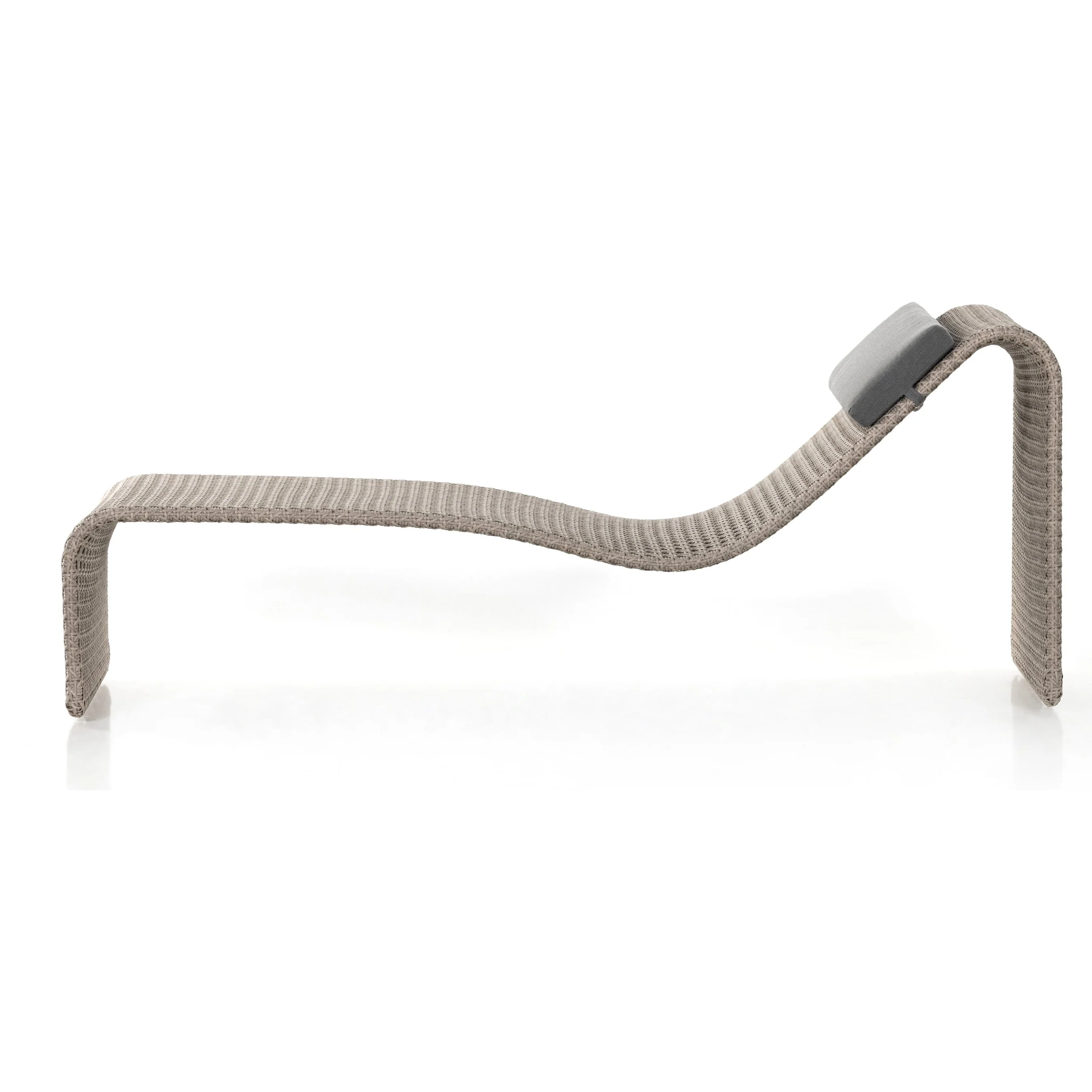 Paige Outdoor Woven Chaise - Image 8