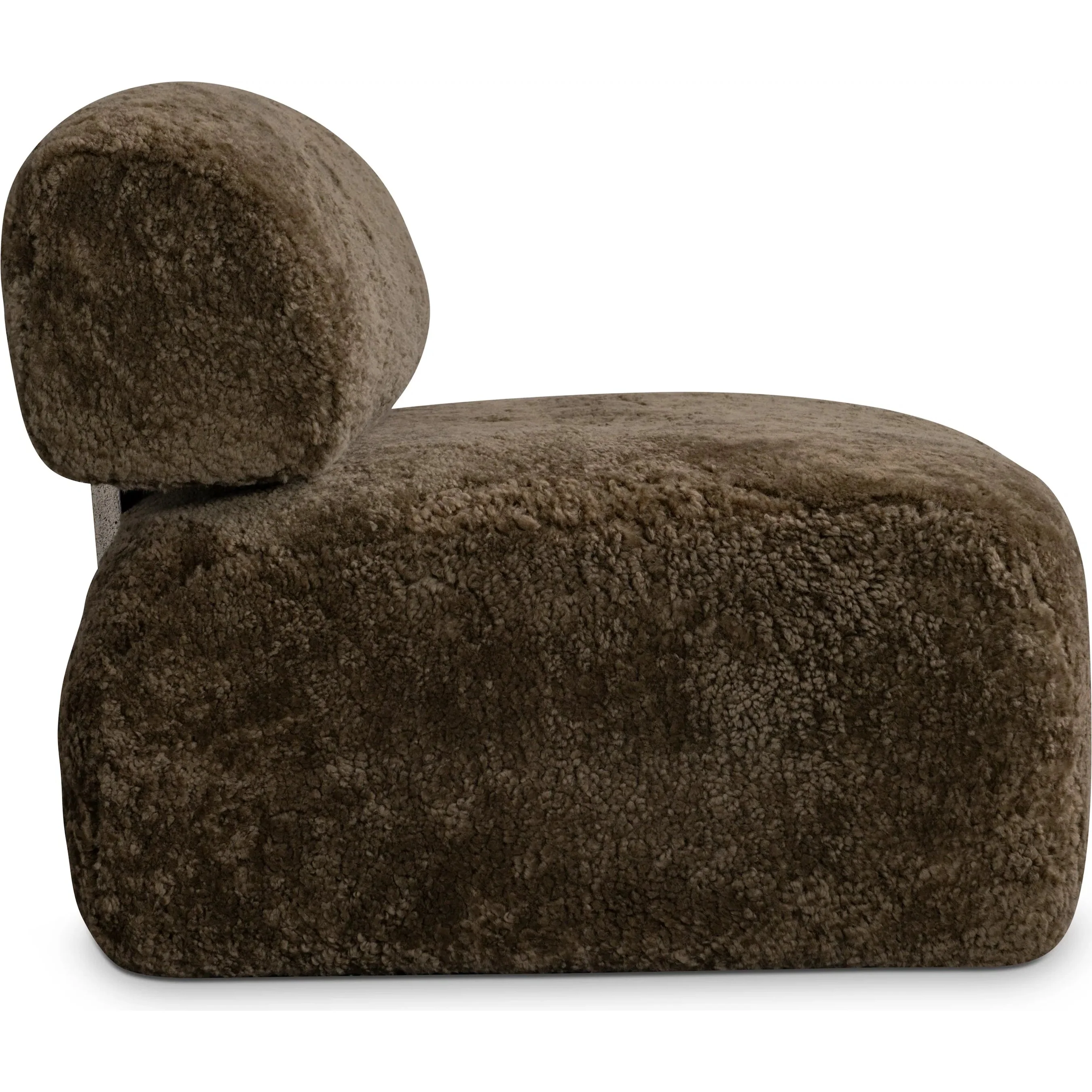 Paley Shearling Swivel Chair - Image 3